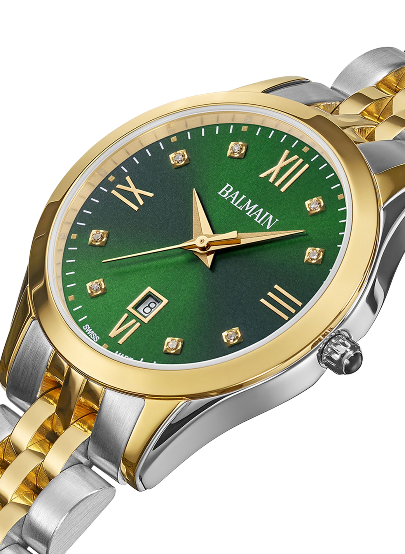 Montre quartz Classic R en acier inoxdable BALMAIN WATCHES Doré