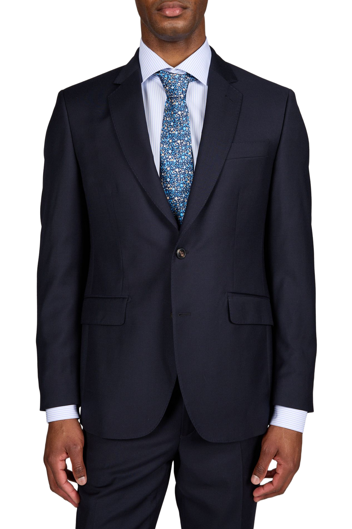 Veste de costume en laine HACKETT Bleu