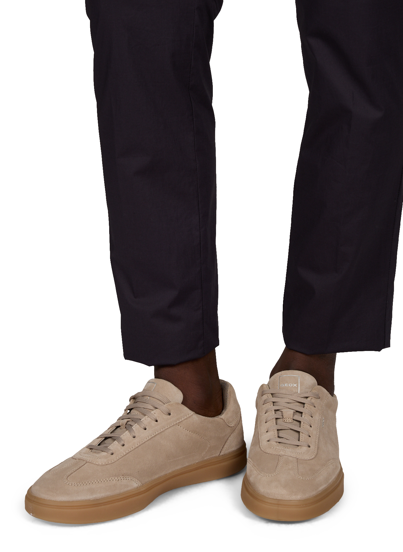 Baskets Baltmoore en peau de veau GEOX Beige