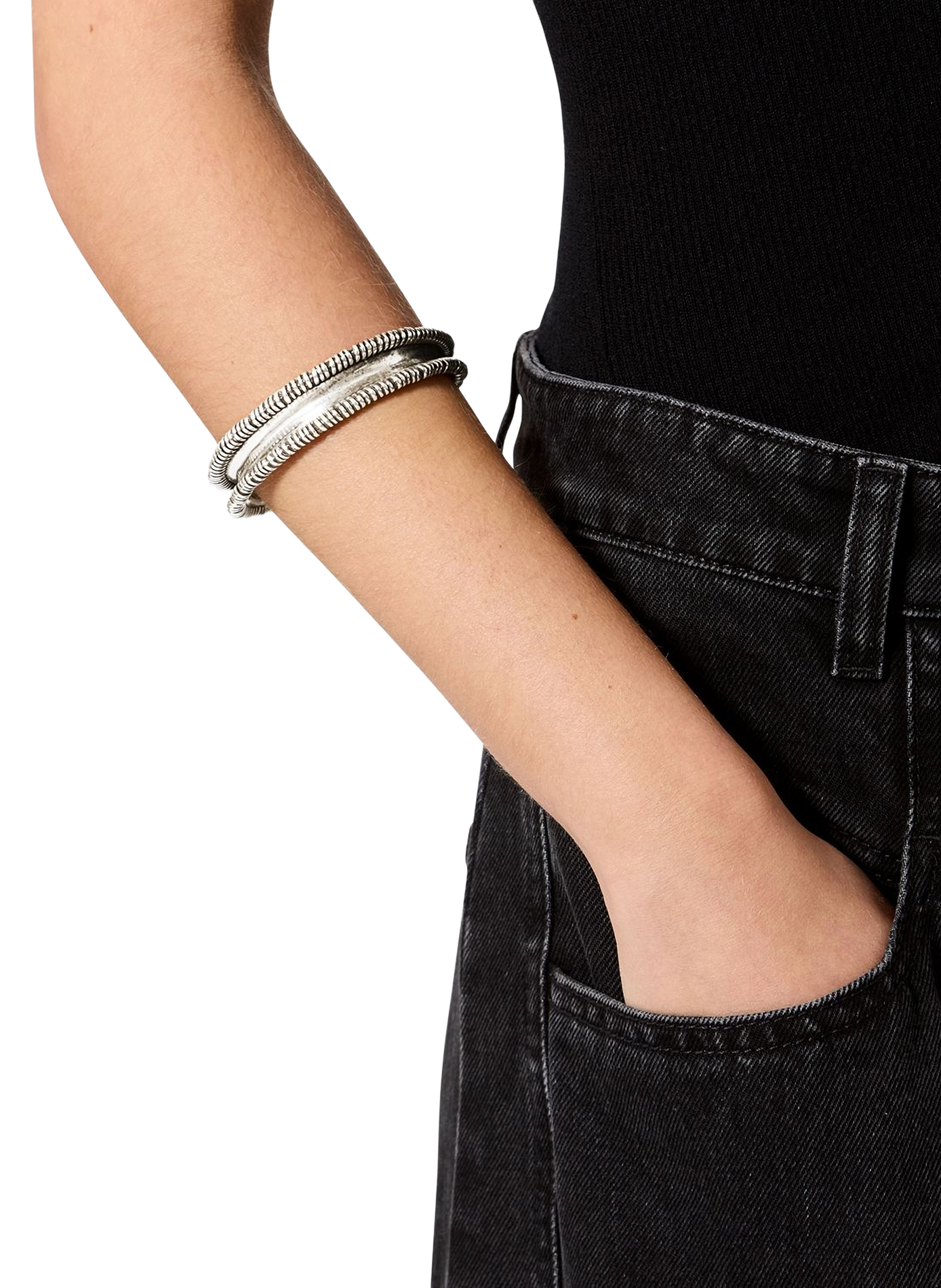 Armband open Byrne ISABEL MARANT Zilver