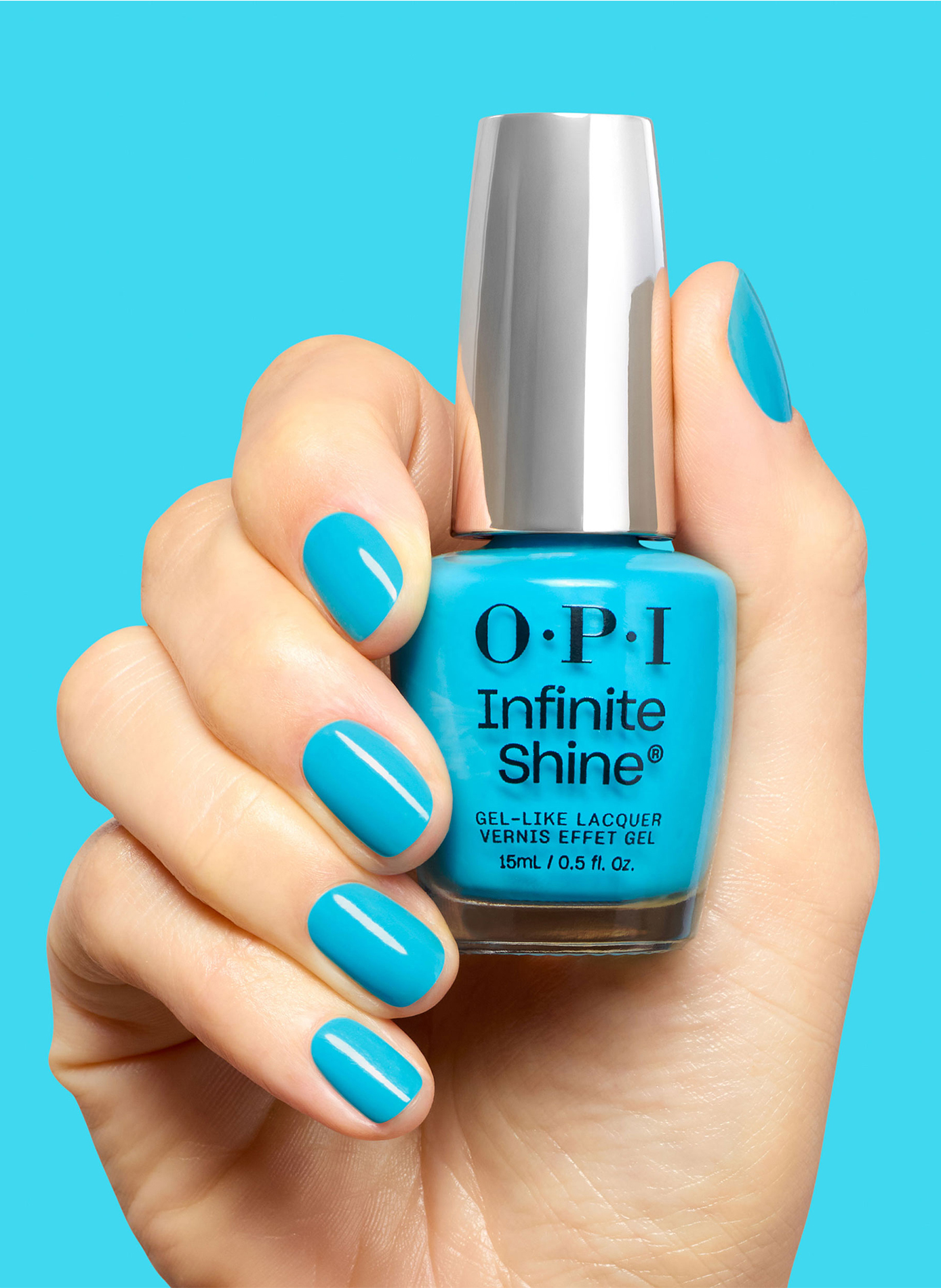 Infinite Shine - Beach Party Teal Dawn OPI Bleu moyen