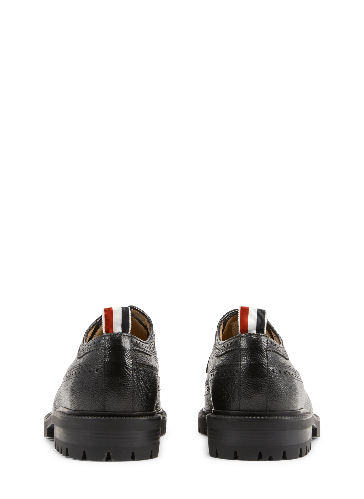 Derbies en cuir THOM BROWNE Noir