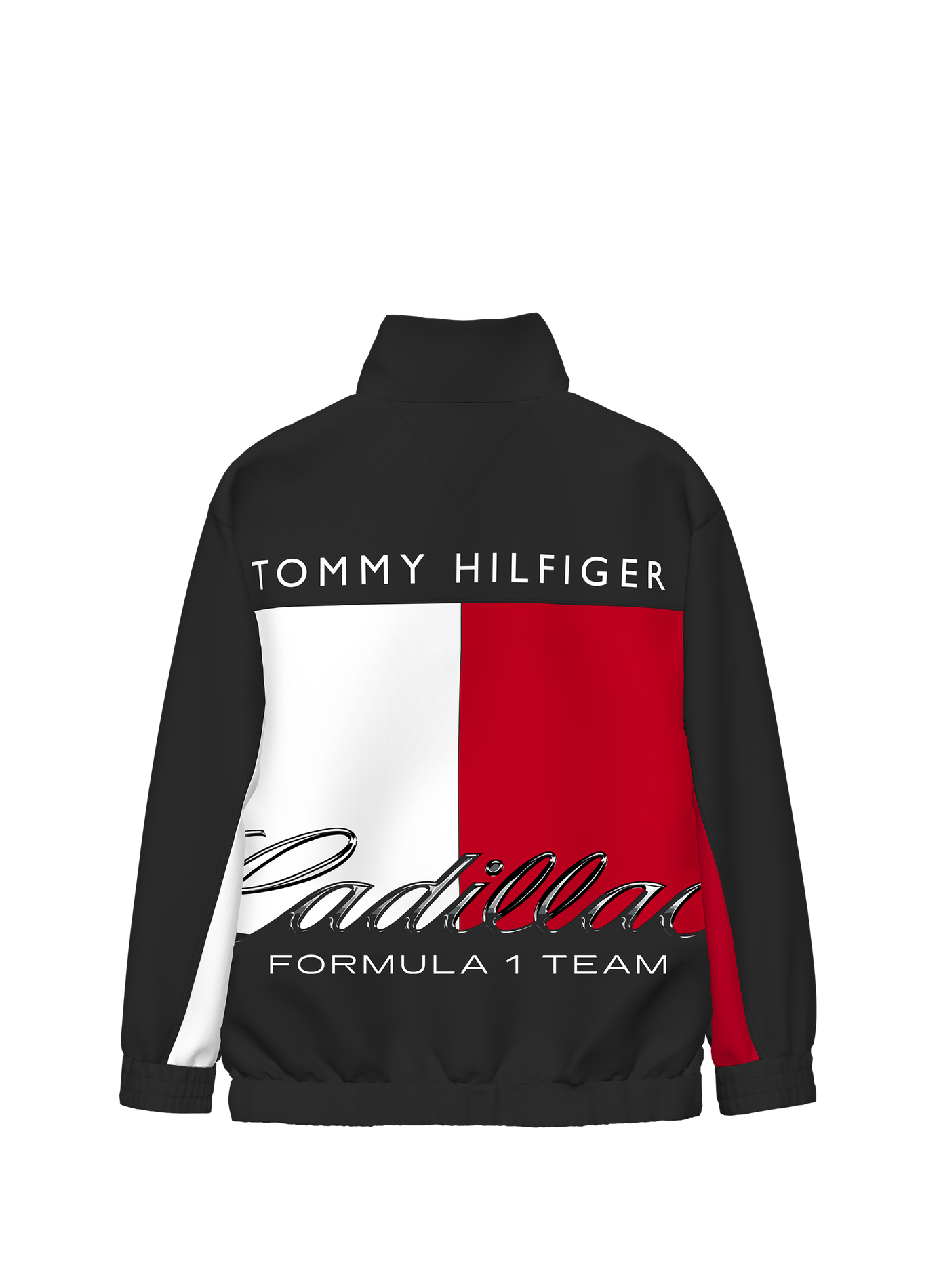 Geborduurde logo jas TOMMY HILFIGER Zwart
