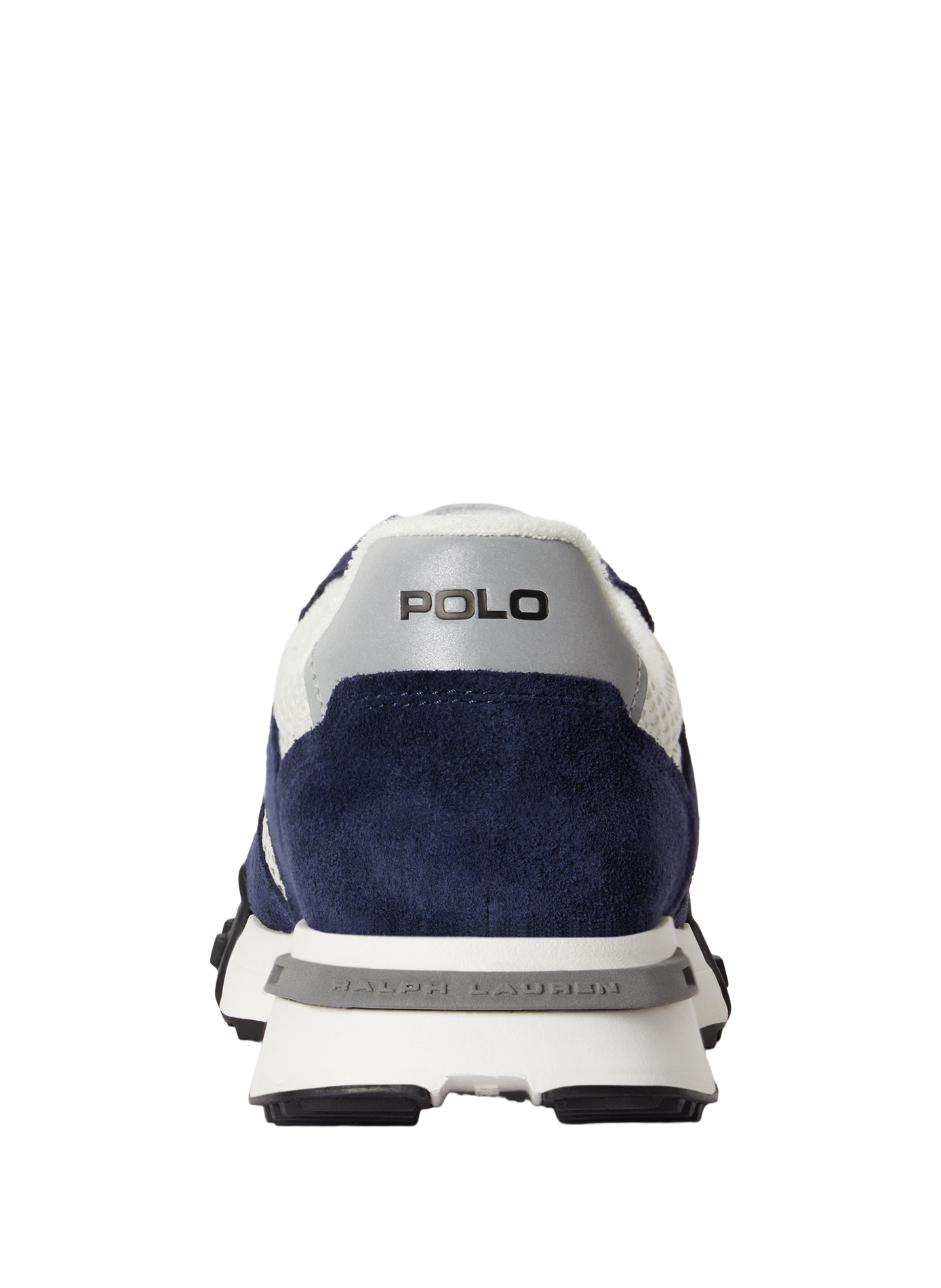 Baskets à lacets en cuir mélangé POLO RALPH LAUREN Bleu