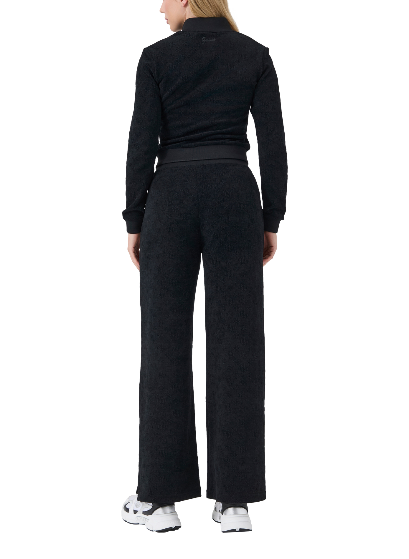 Laudomia plain straight-leg track pants GUESS Black