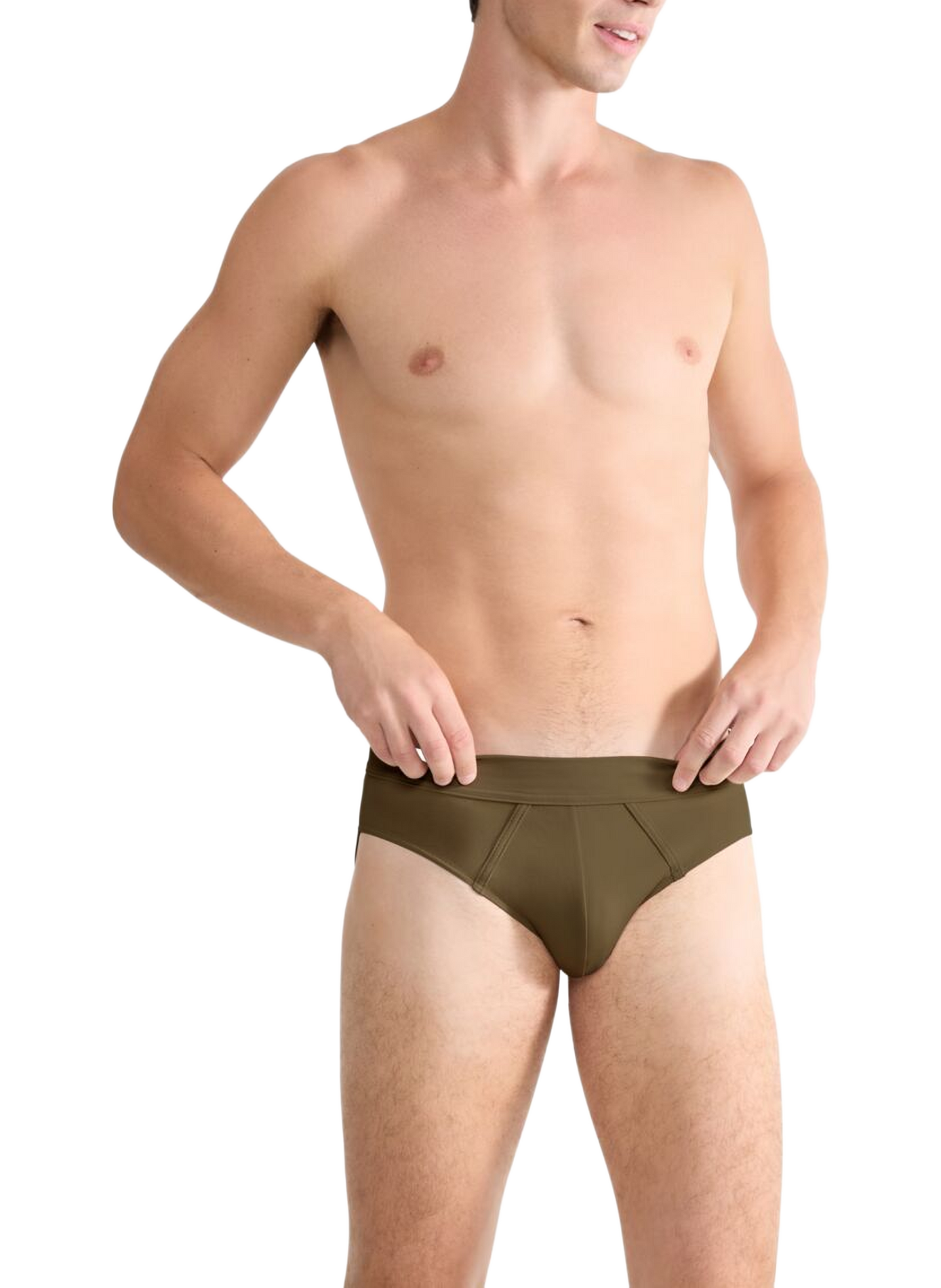 Cotton-blend briefs | Green SLOGGI Men