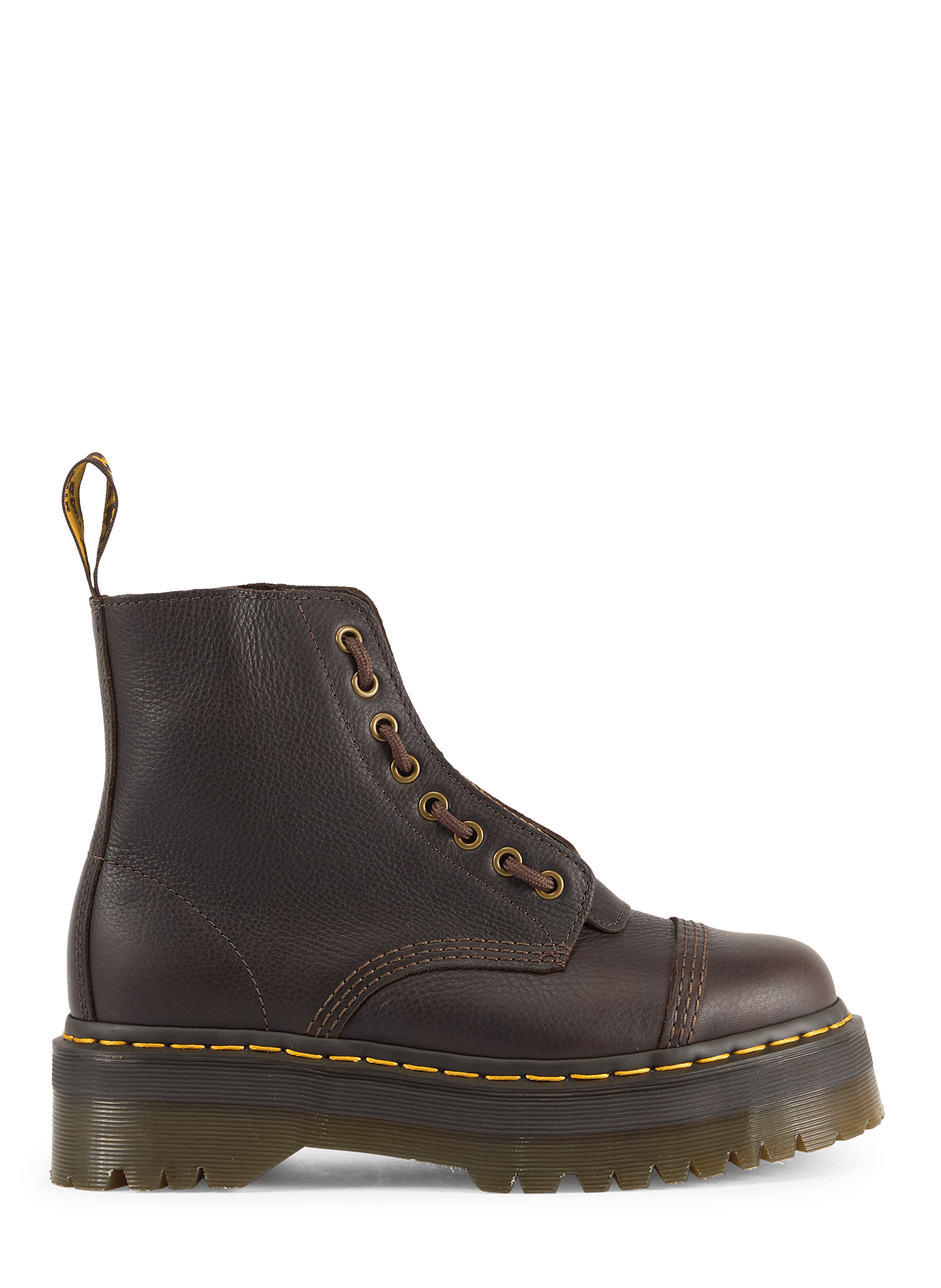 Bottines en cuir DR. MARTENS Marron