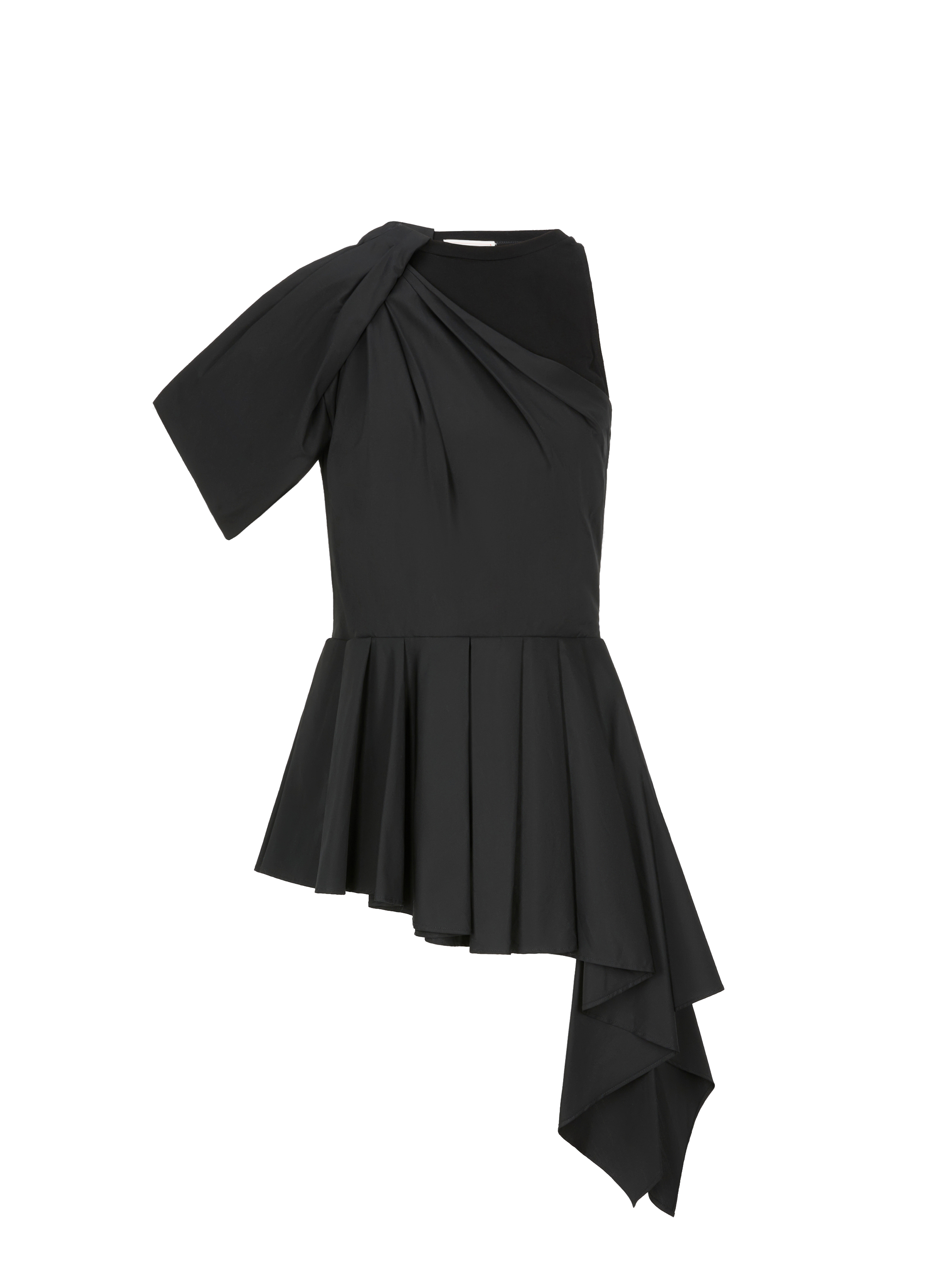 Top asymétrique en coton