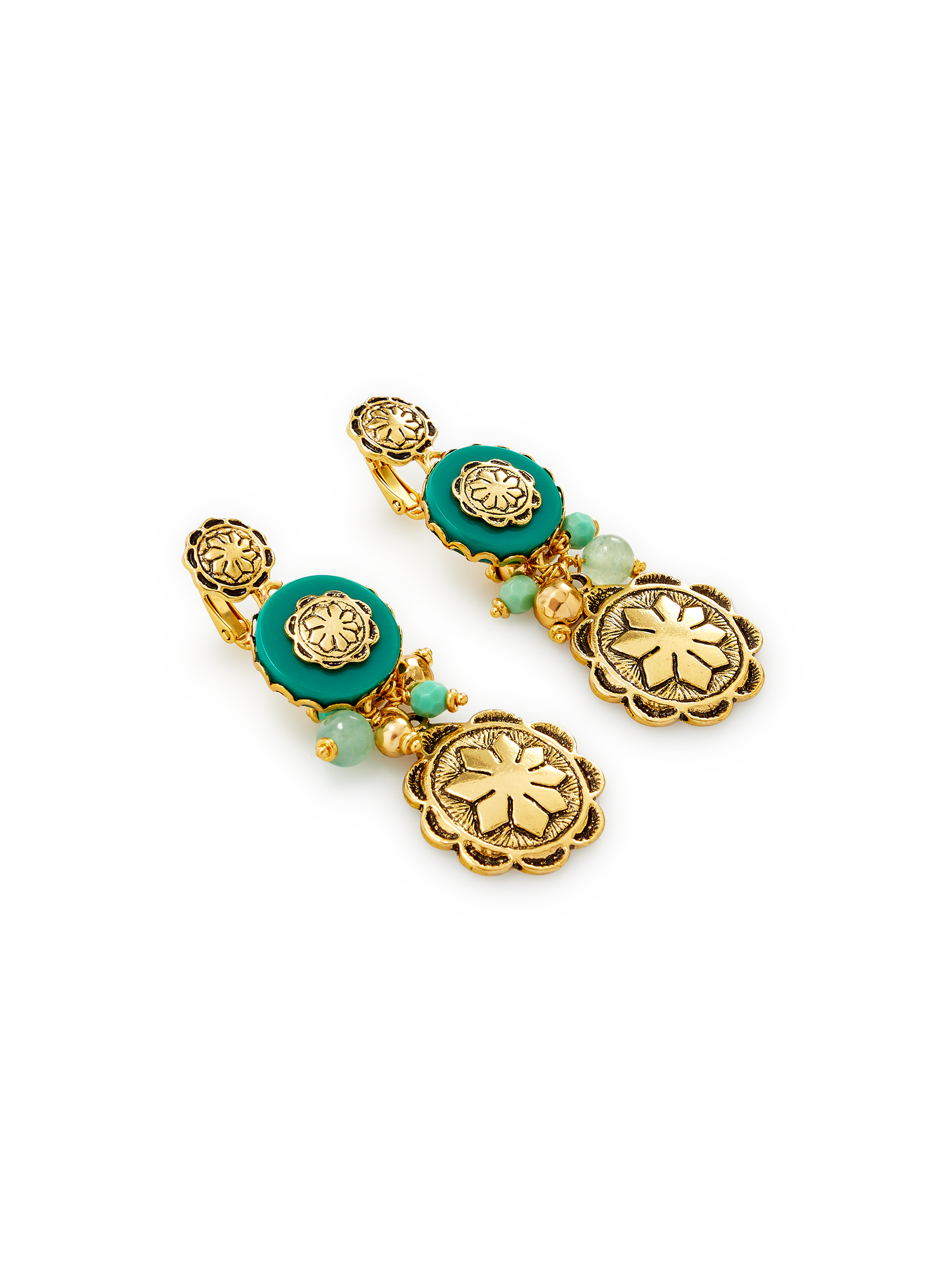 Boucles d'oreille Amazones à clips