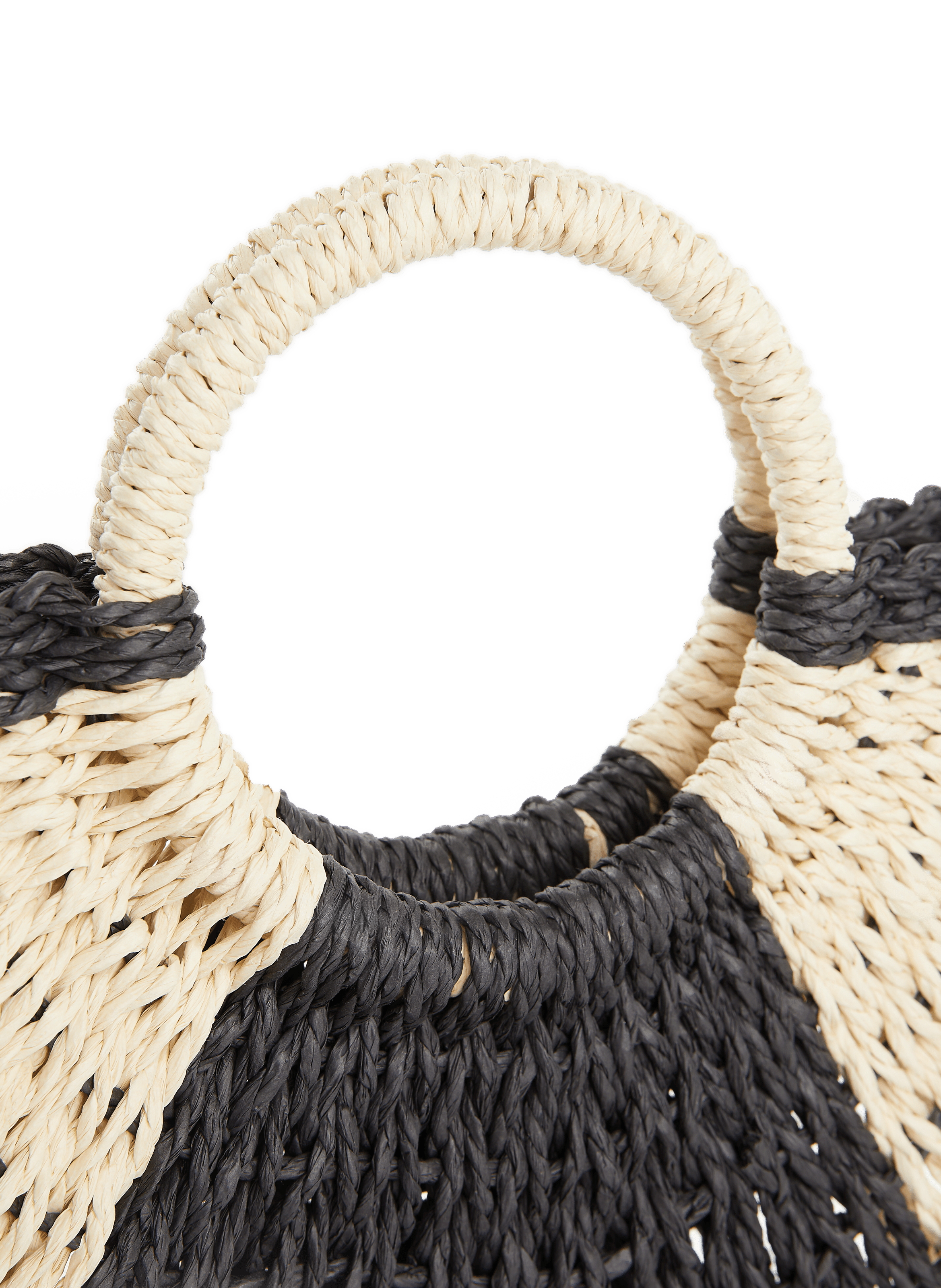 Sac de plage tressé AU PRINTEMPS PARIS Bleu