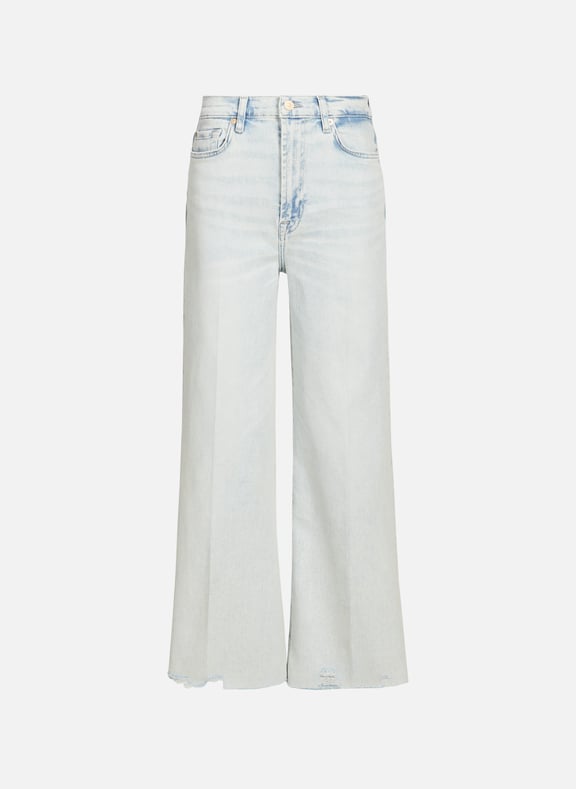 High-waisted cropped jeans Blue by 7 FOR ALL MANKIND 7 FOR ALL MANKIND High-waisted cropped jeans Blue