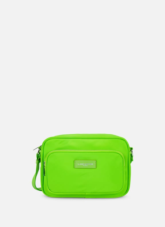 Large crossbody bag - Basic Vita Green by LANCASTER LANCASTER Large crossbody bag - Basic Vita Green