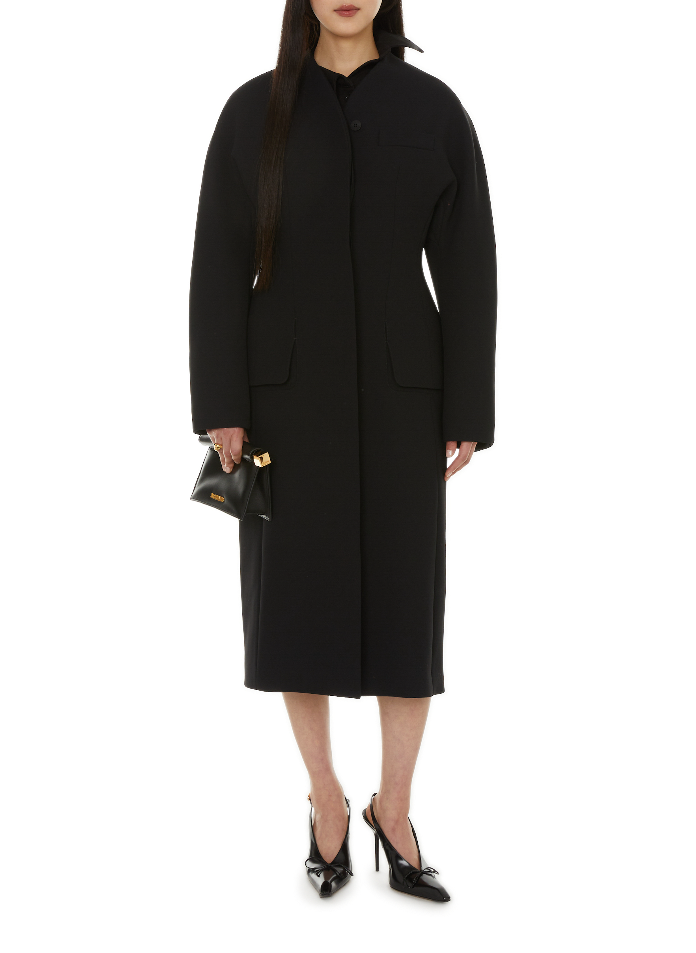  La petite pochette rond carré  JACQUEMUS Noir