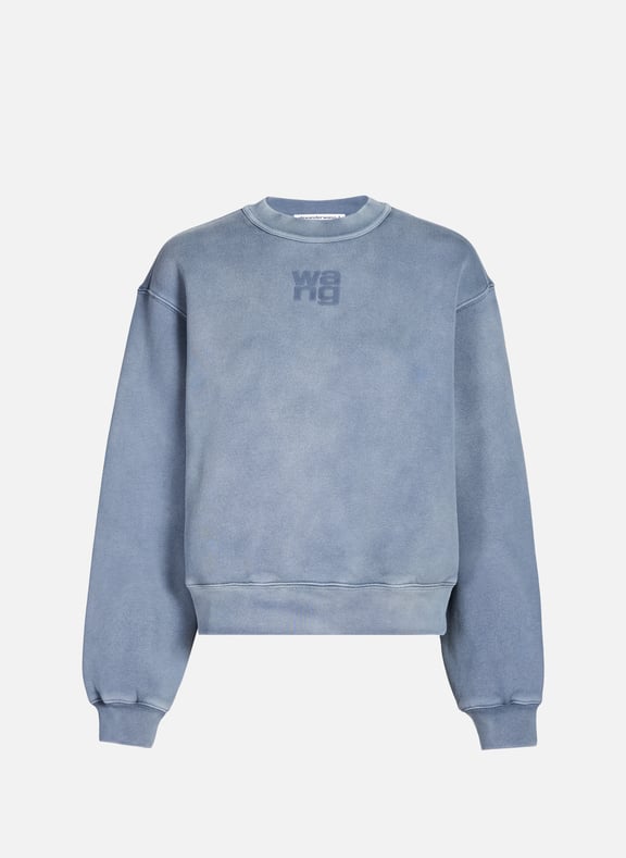 Sweatshirt Essential Terry Bleu by ALEXANDER WANG ALEXANDER WANG Sweatshirt Essential Terry Bleu