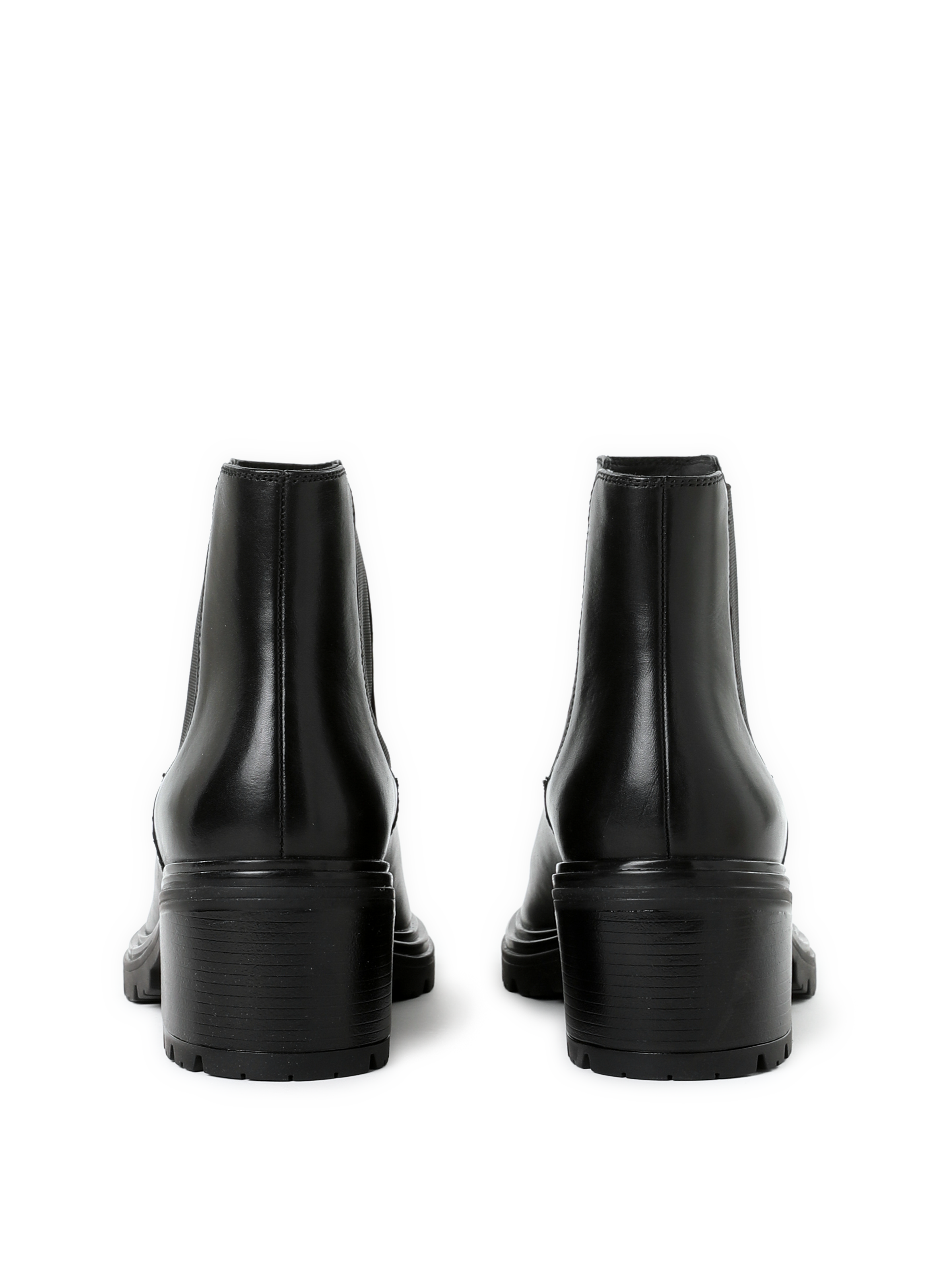 Damiana leather ankle boots GEOX Black