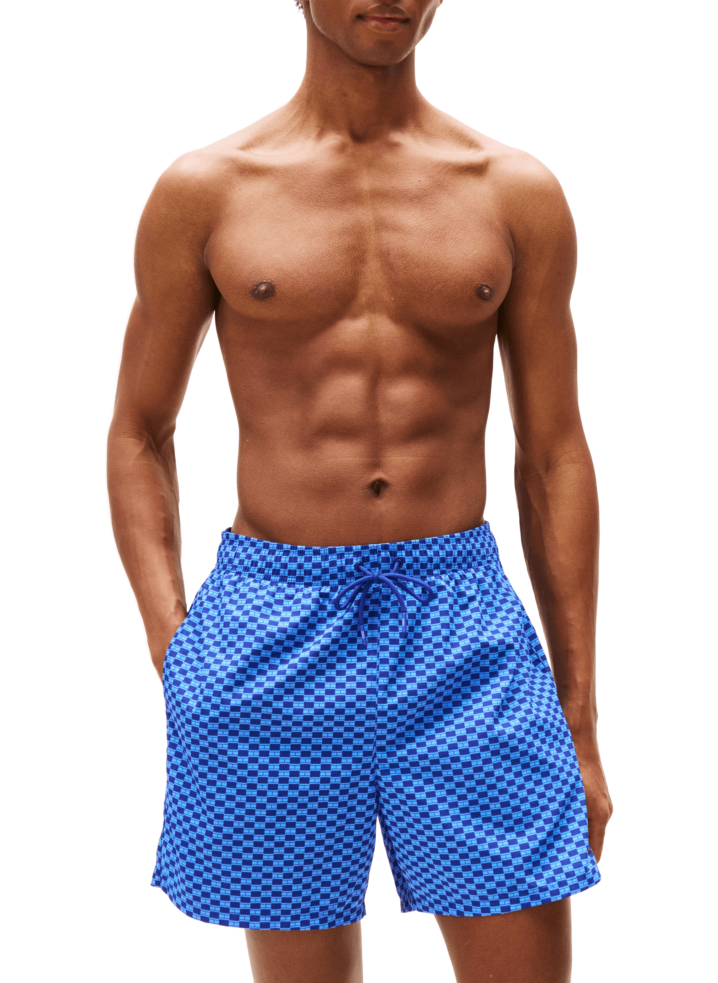  Printed swim shorts TOMMY HILFIGER Blue