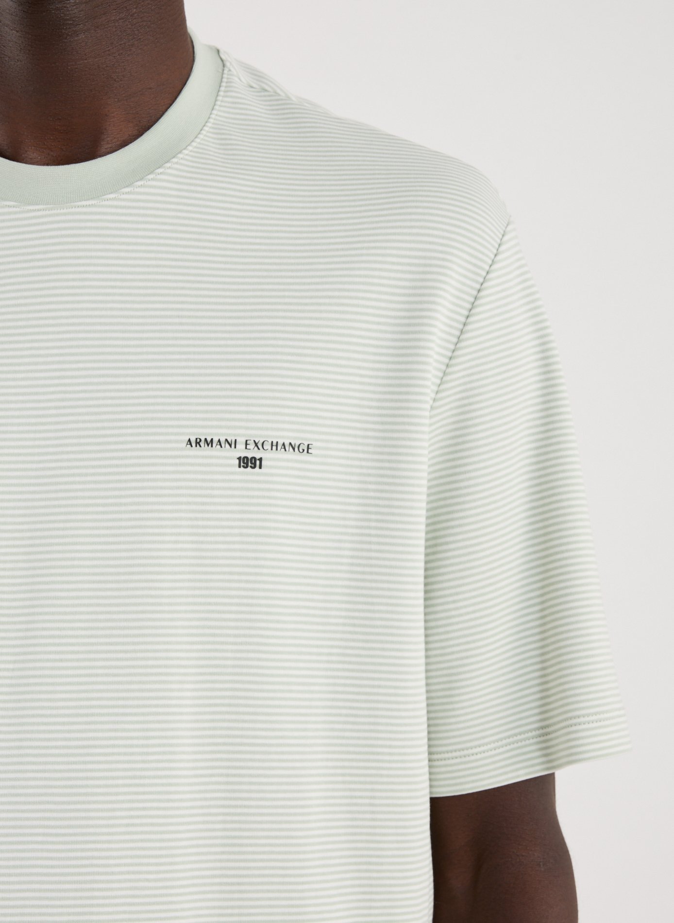 Striped T-shirt ARMANI EXCHANGE Grey