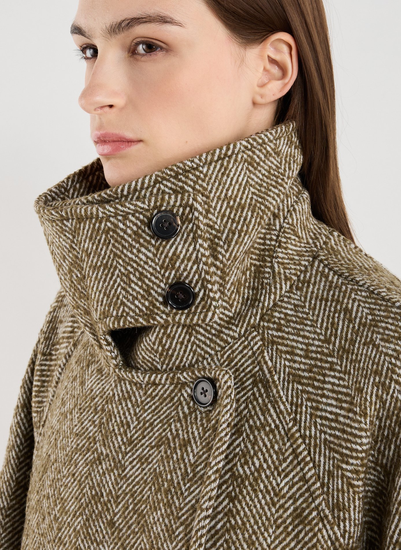 Manteau Juliette en laine mélangée BELLEROSE Multicolore