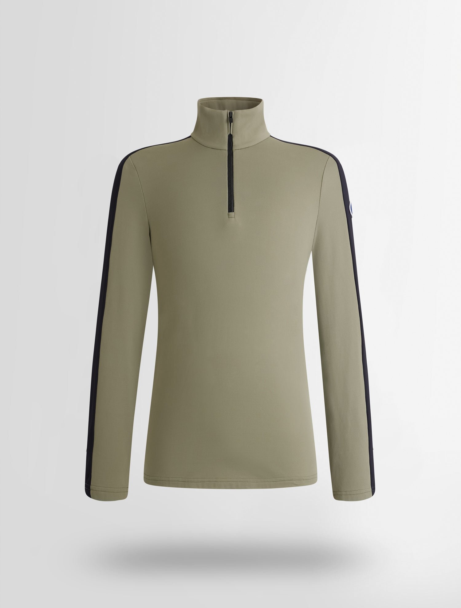 Sous pull de ski alpille col montant coupe ajustée FUSALP Kaki