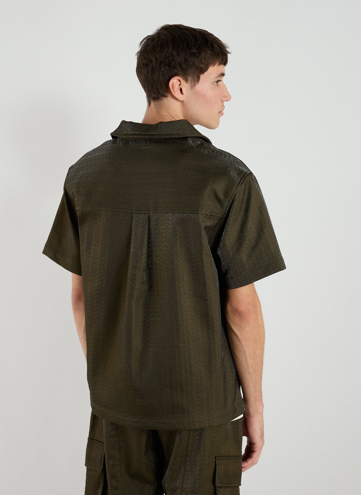 Textured shirt ONLY THE BLIND Green