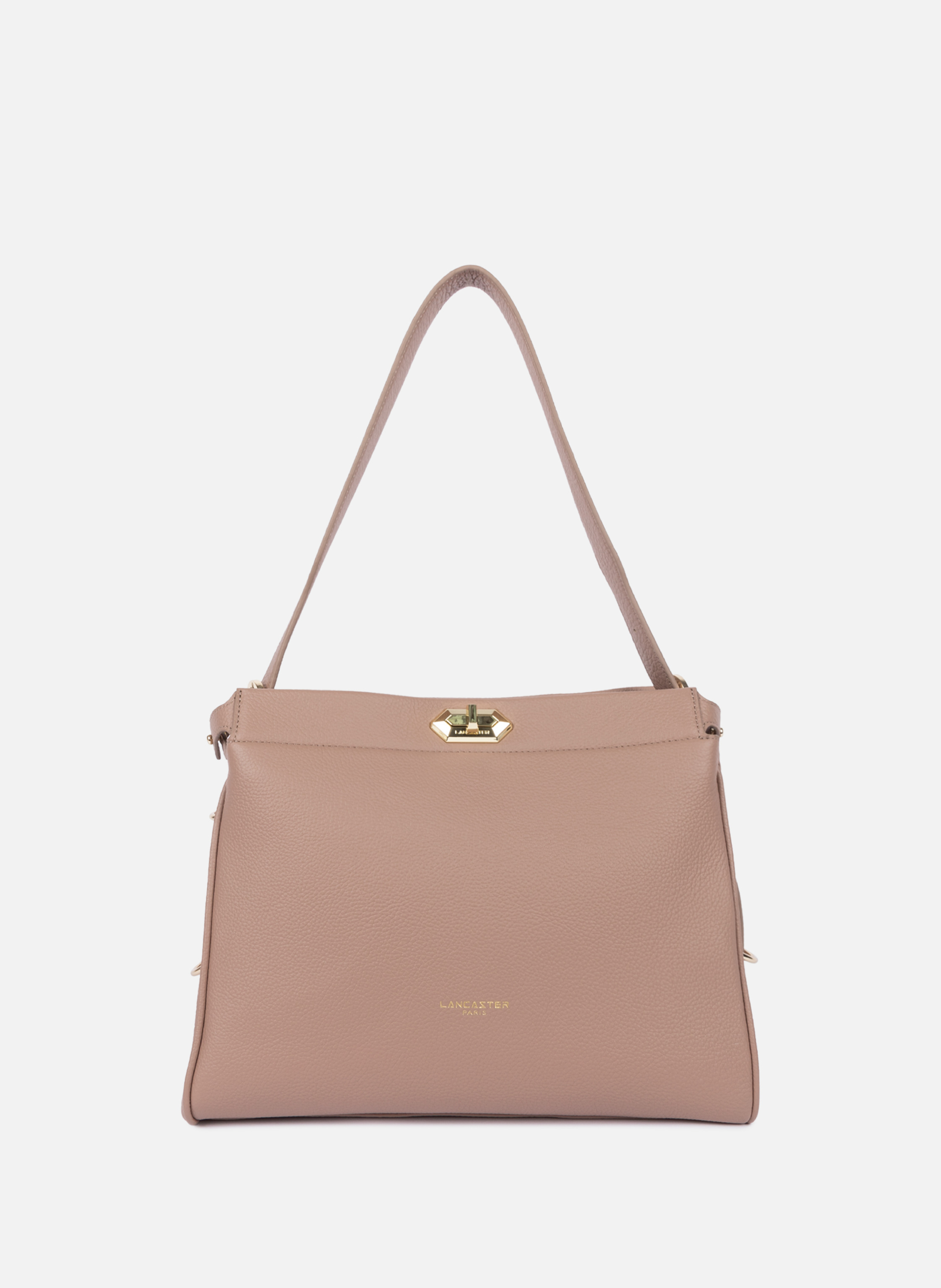 LANCASTER Grand sac hobo - mademoiselle romy Beige