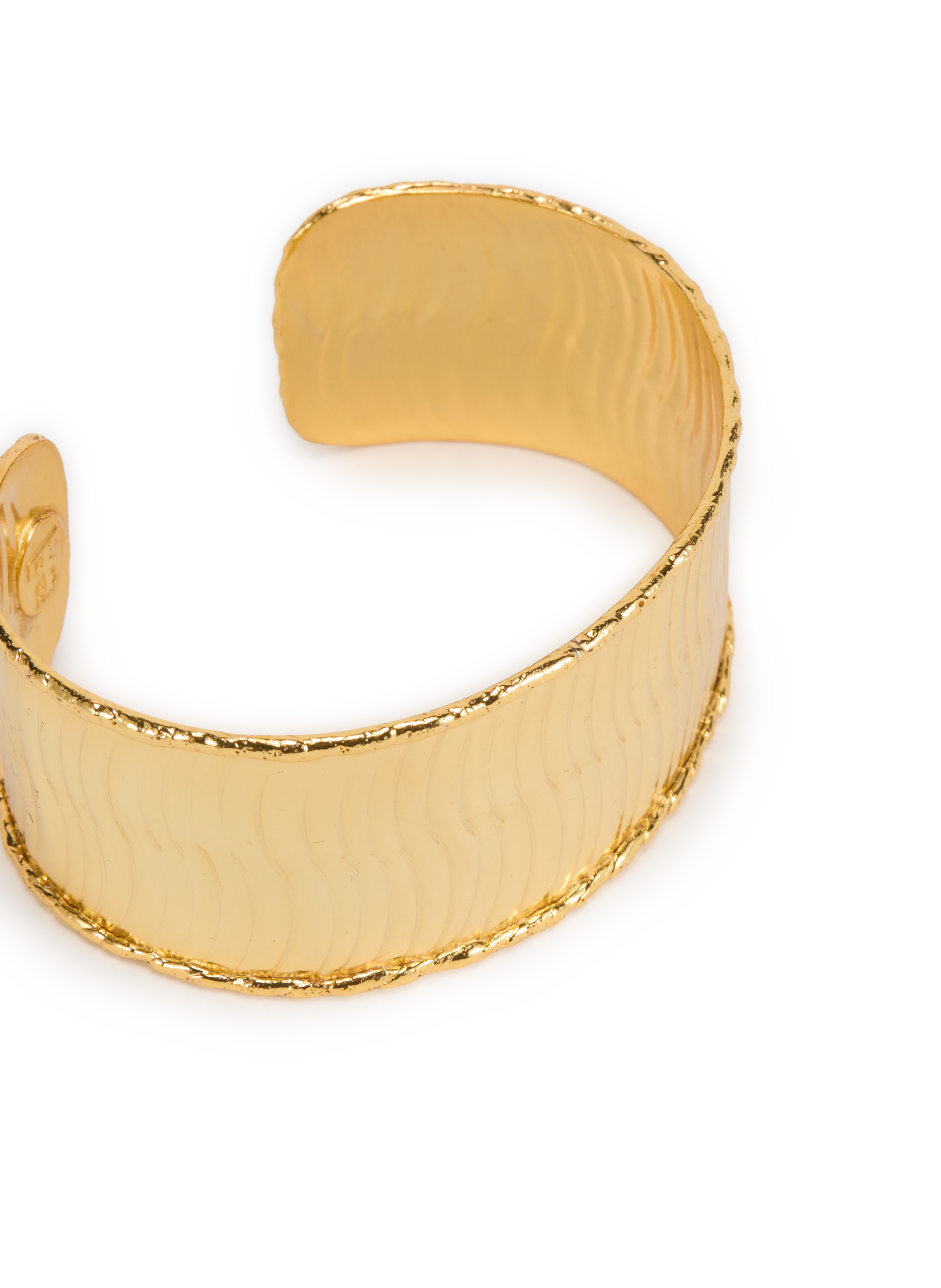 Manchette en laiton SYLVIA TOLEDANO Doré