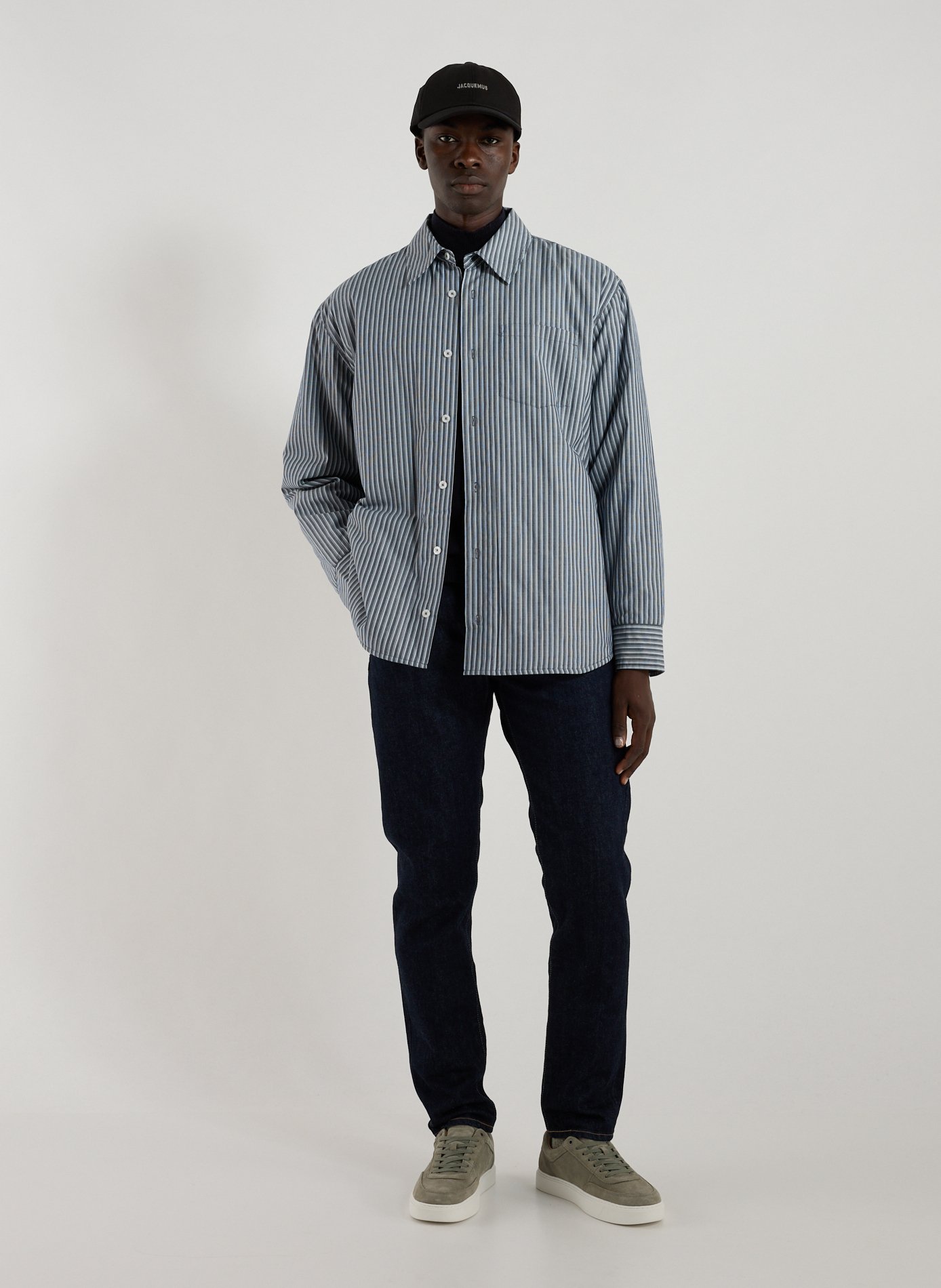 Quilted cotton shirt HOLZWEILER Blue