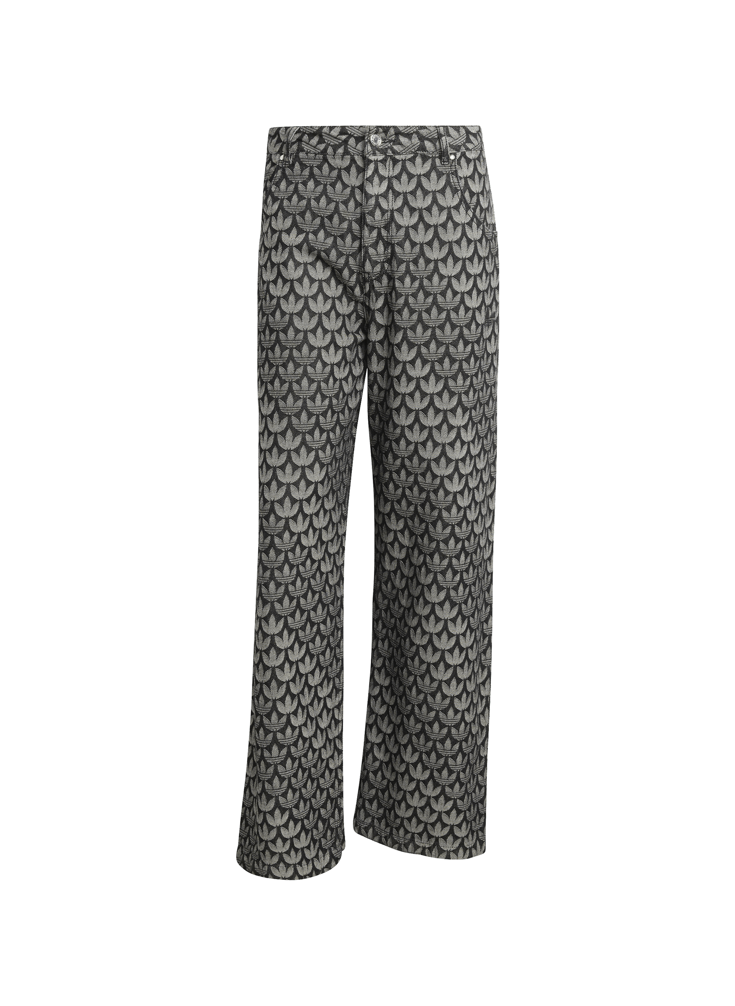 Jean Monogram en coton ADIDAS Noir