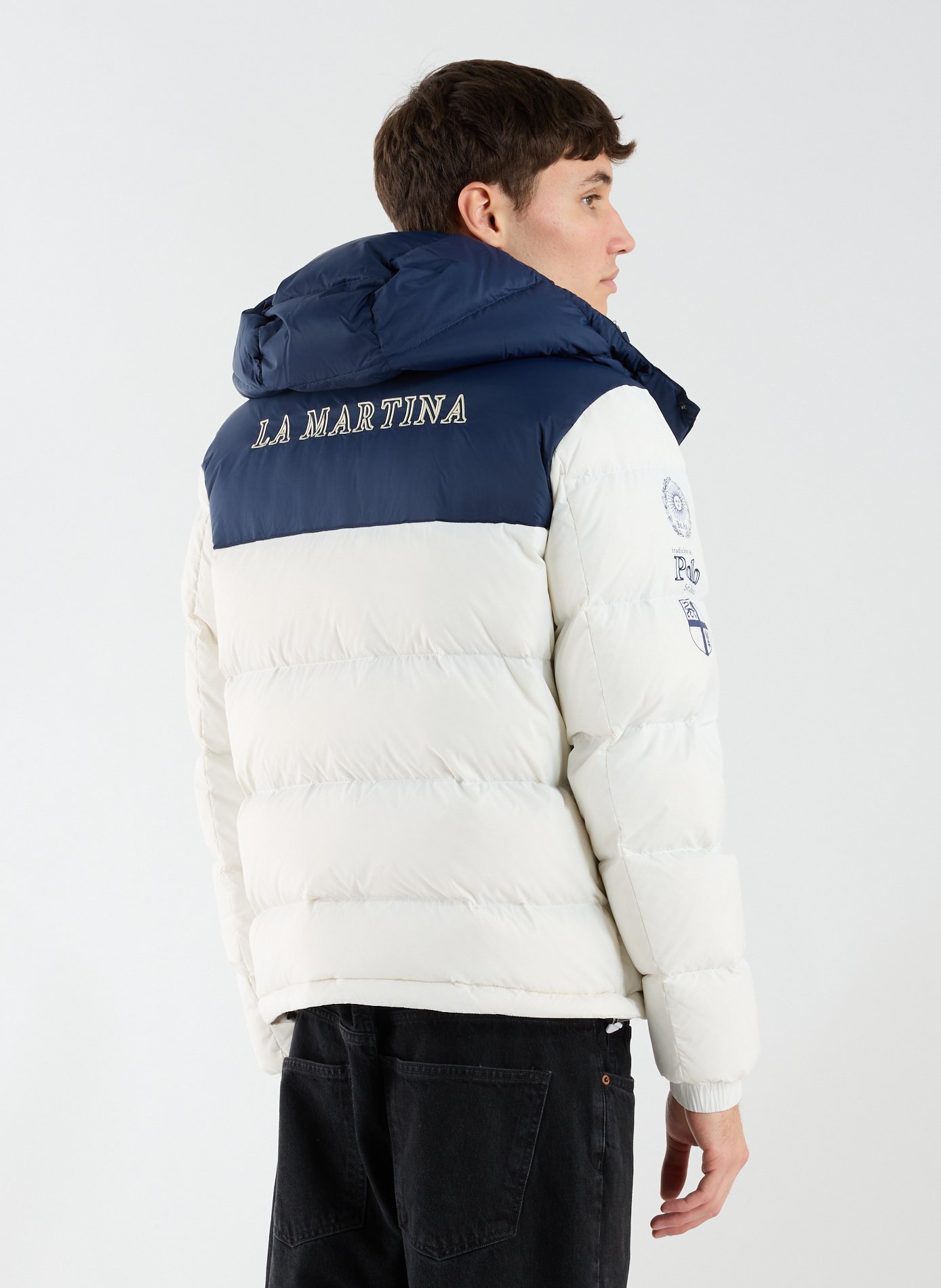 Reversible jacket with removable hood LA MARTINA Multicolour