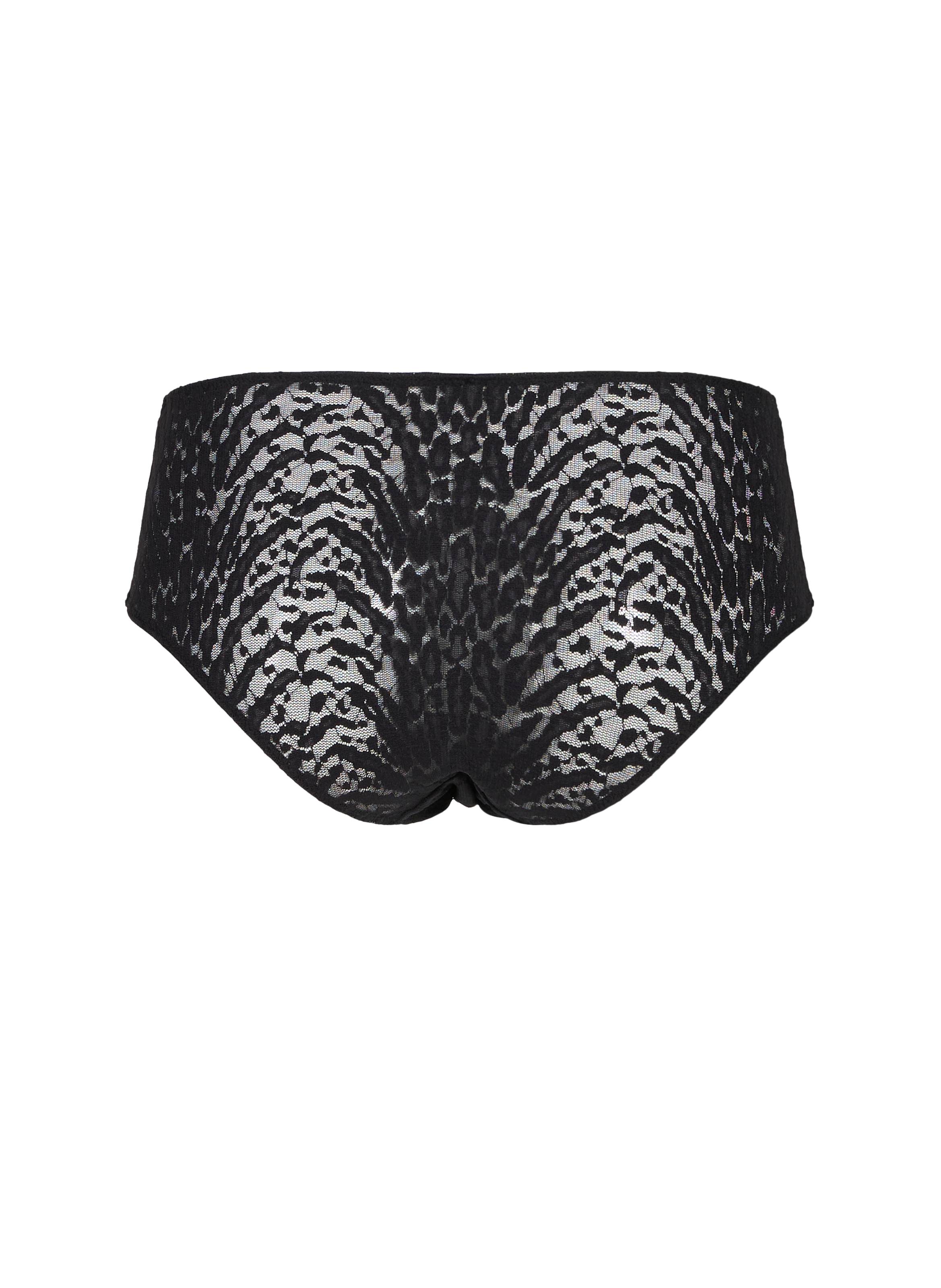 Culotte taille haute en dentelle WOLFORD Noir