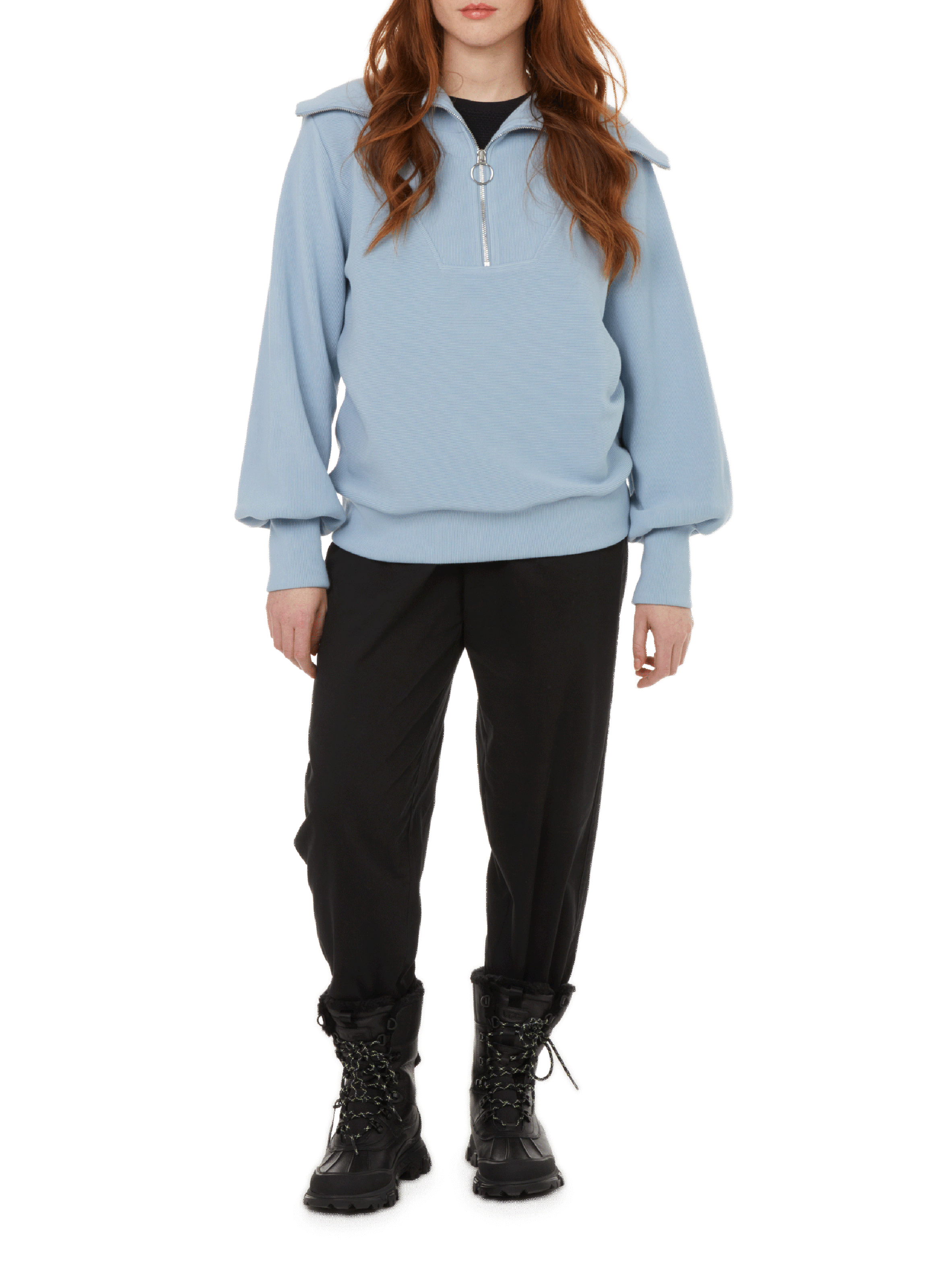 Katoenen sweatshirt VARLEY Blauw