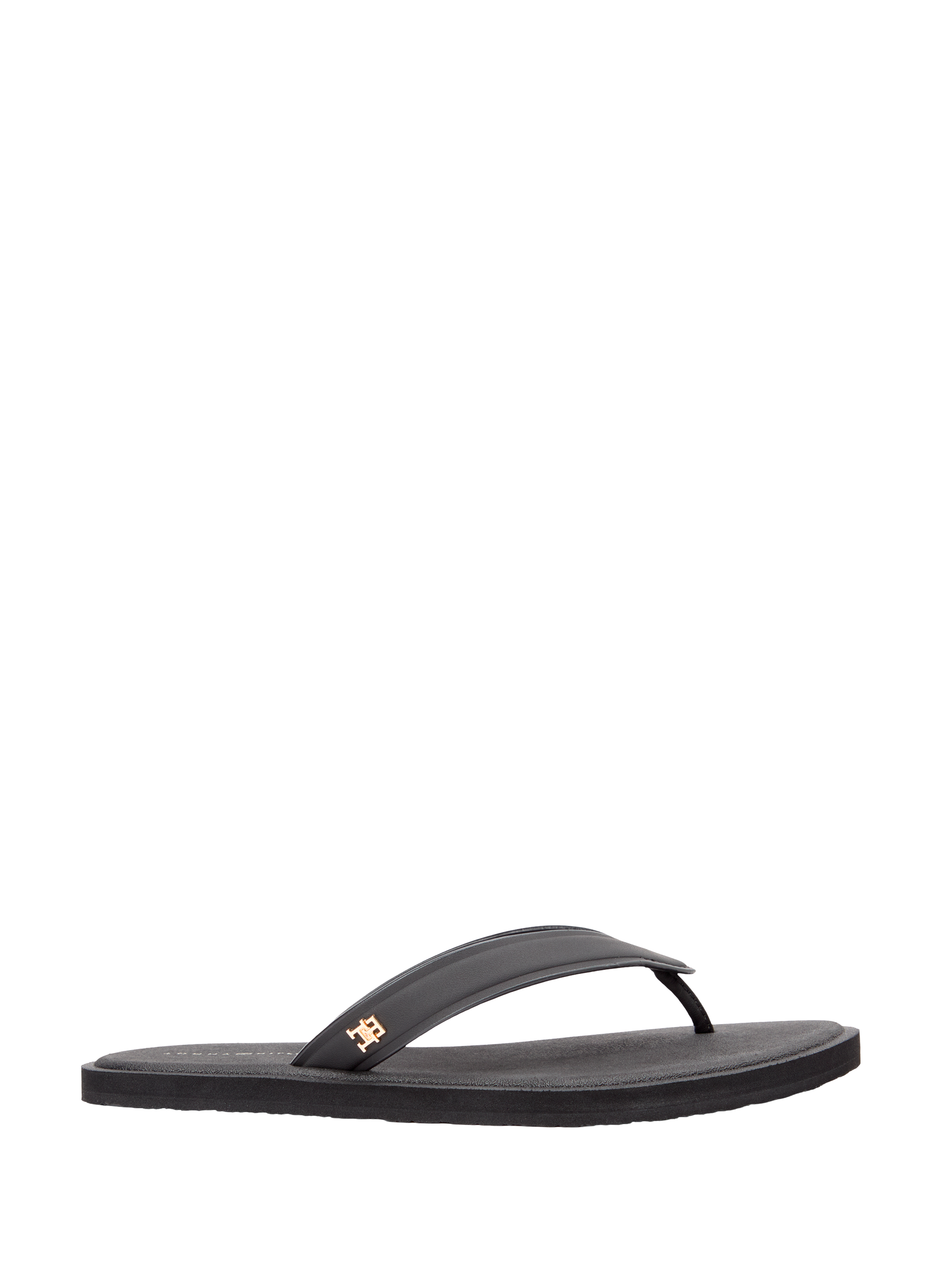 Flat sandals TOMMY HILFIGER Black