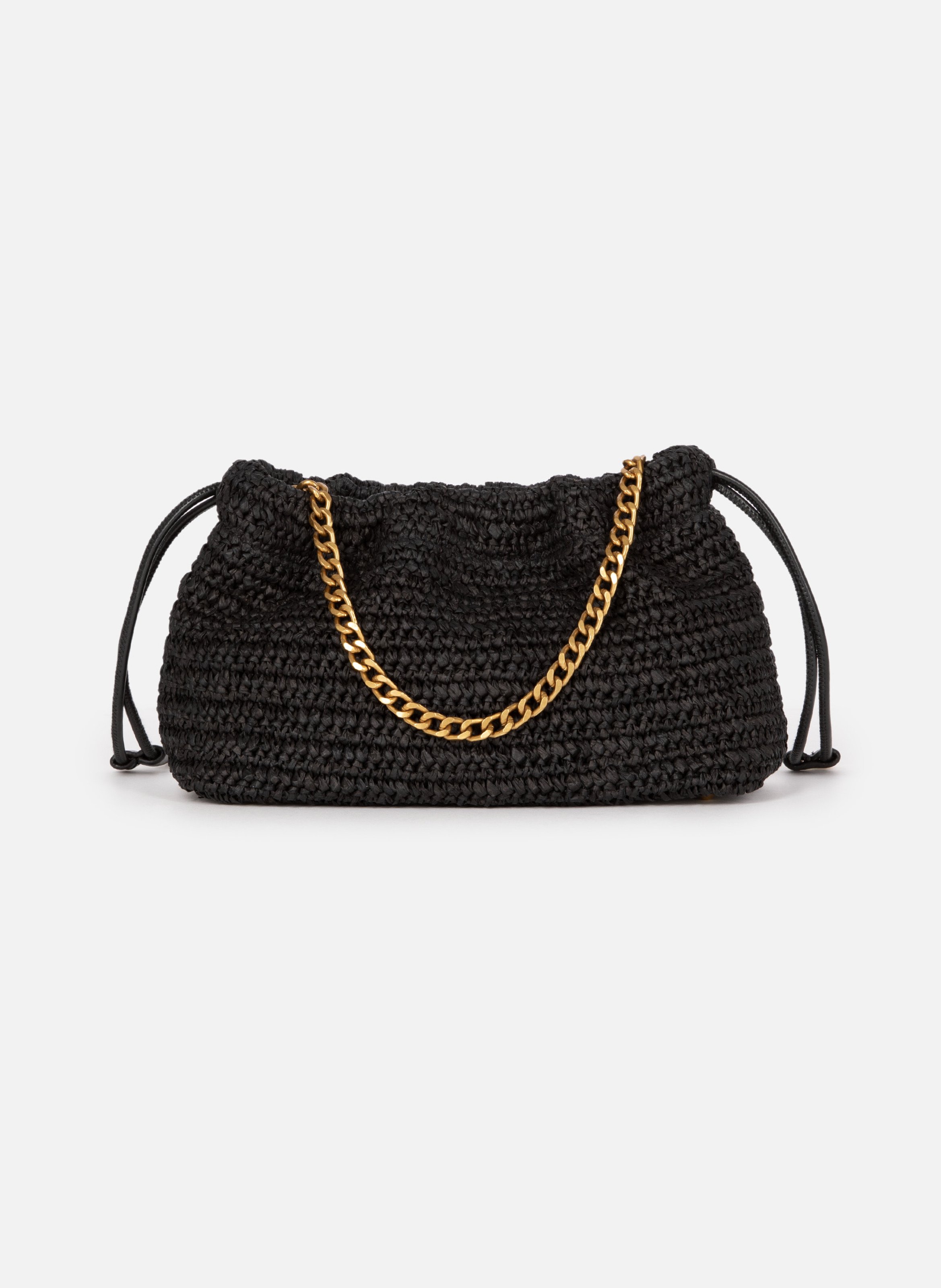 Sac taylor en raphia THE KOOPLES Noir