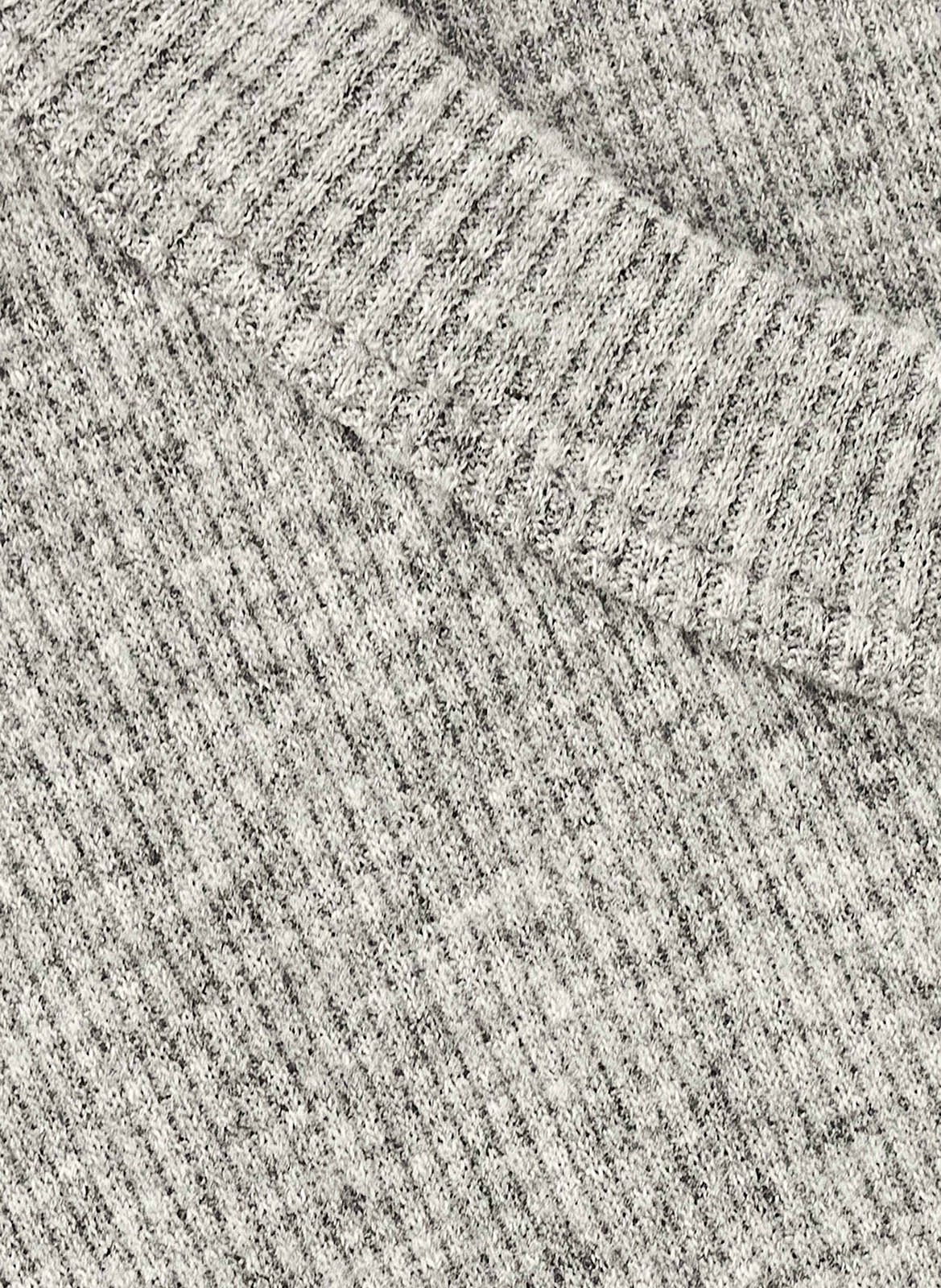 Tee-shirt droit côtelé col rond giulia BA&SH Noir