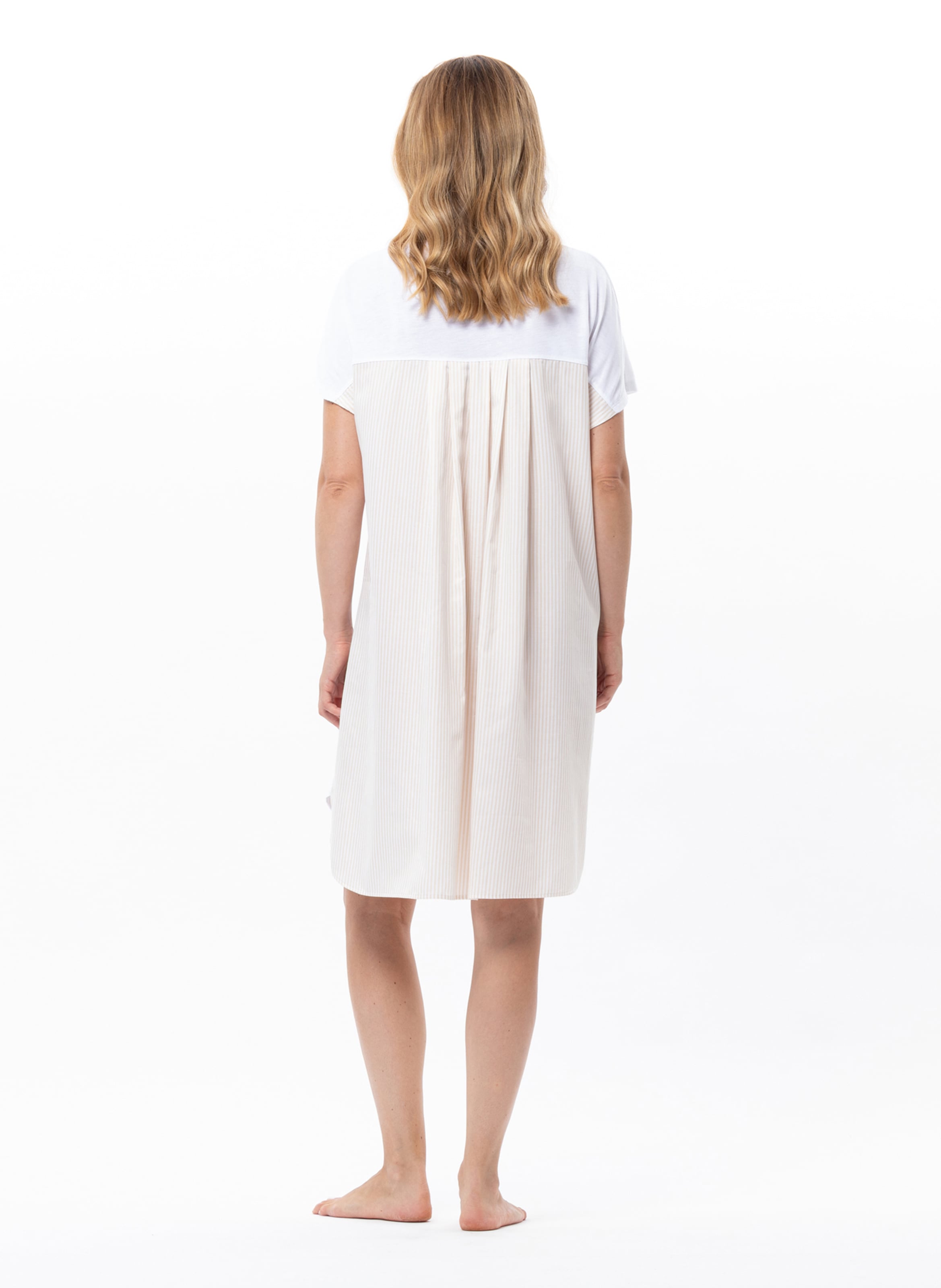 Chemise de nuit en coton modal amy 201 LE CHAT Multicolore