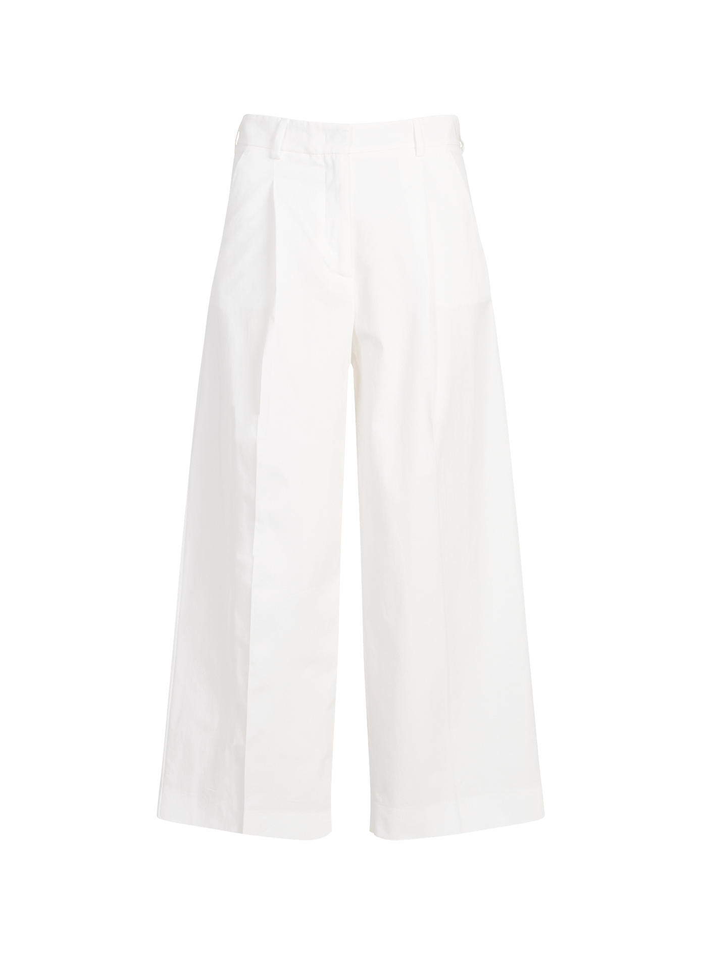 Pantalon large à pinces uni MAX MARA WEEK END Blanc