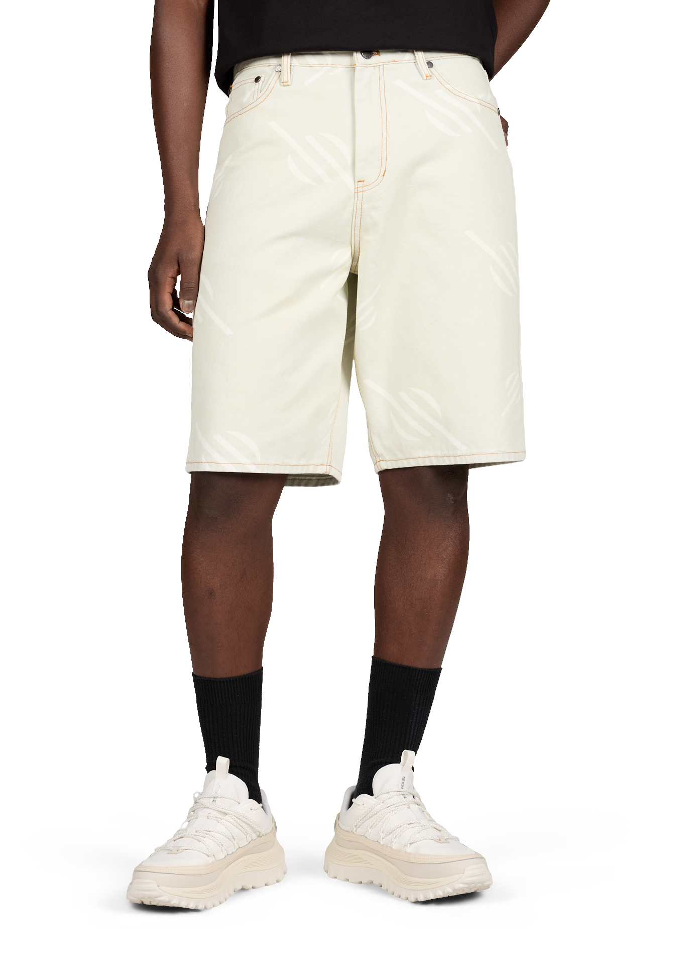 Straight cotton shorts DAILY PAPER White