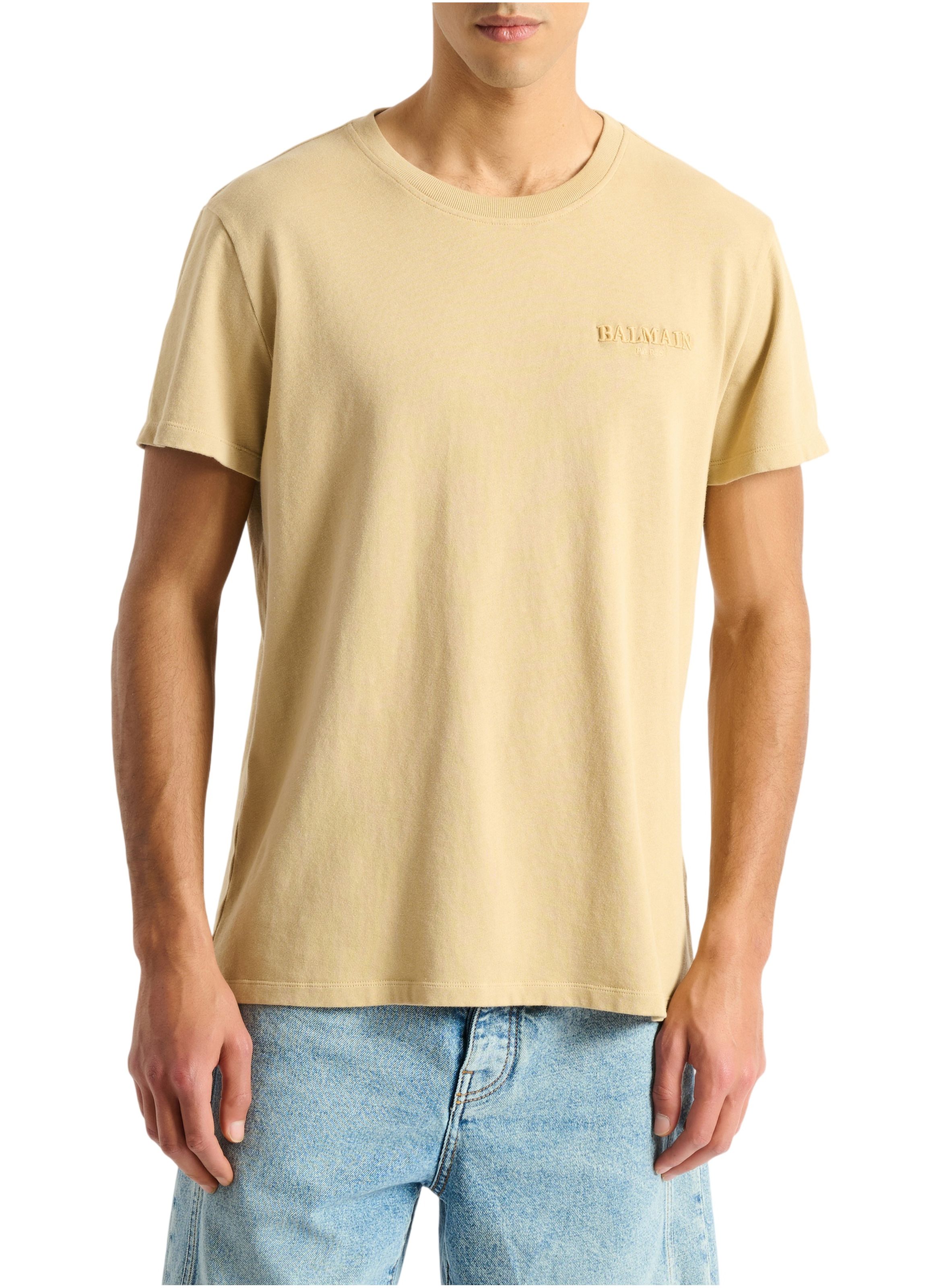T-shirt balmain vintage brodé BALMAIN Beige