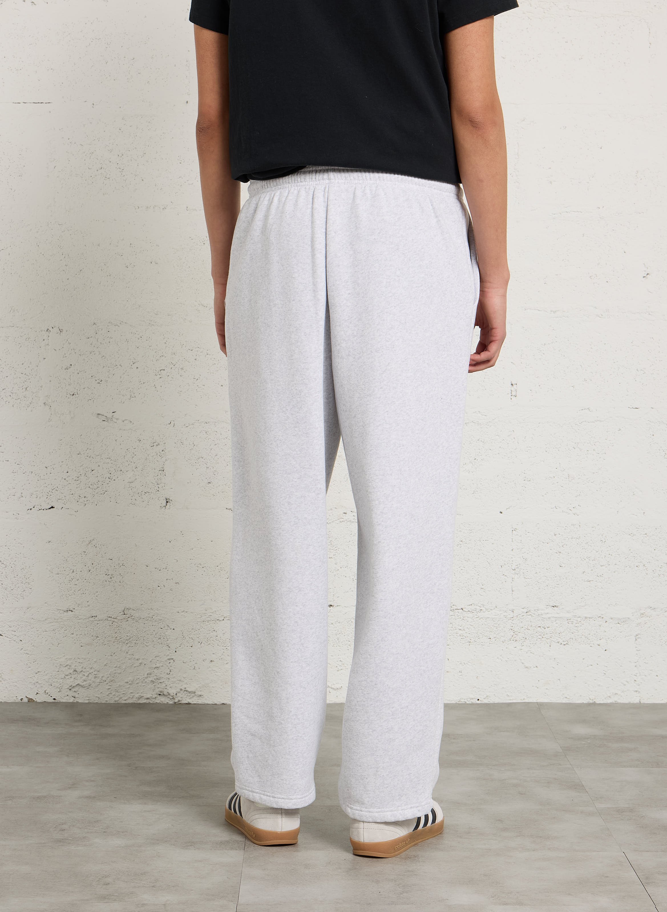 Jogging droit en molleton baptown AMERICAN VINTAGE Gris