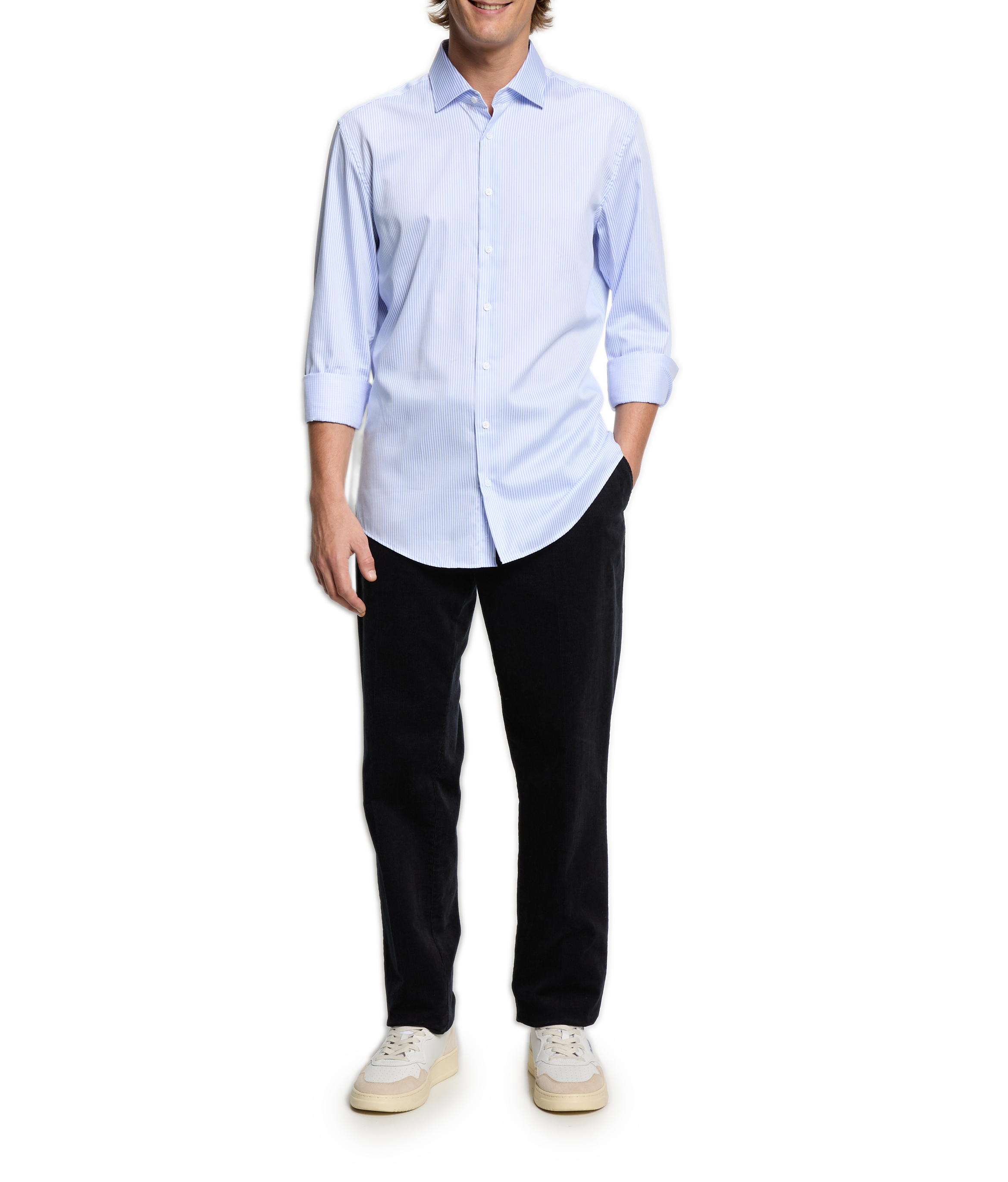 Non-iron shirt SEIDENSTICKER Blue