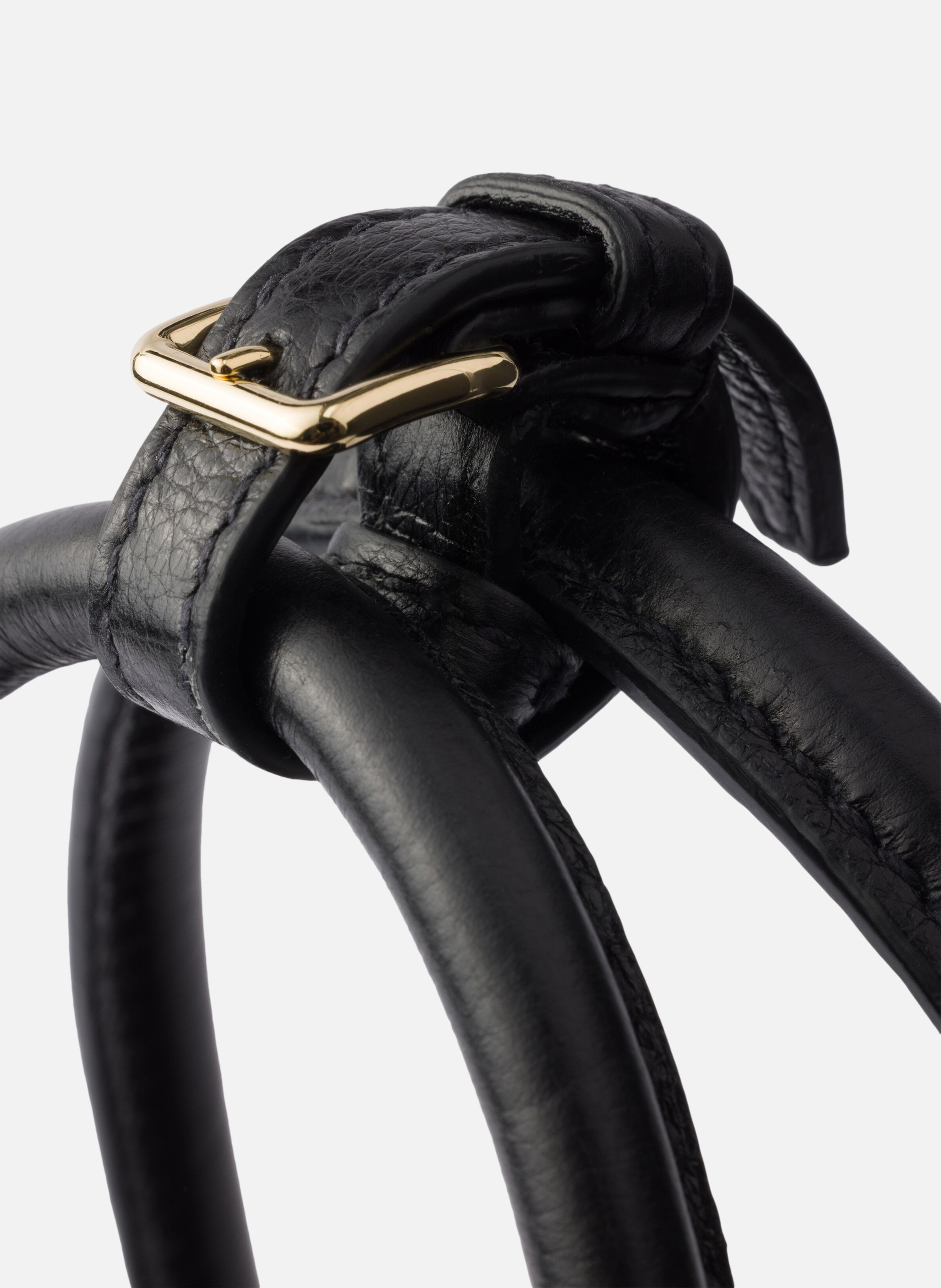 Cabas en cuir PRADA Noir