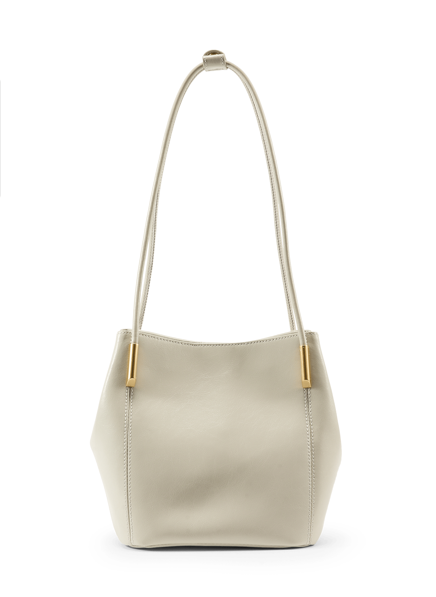 Schoudertas van leer ATELIER DE LUMEN Beige