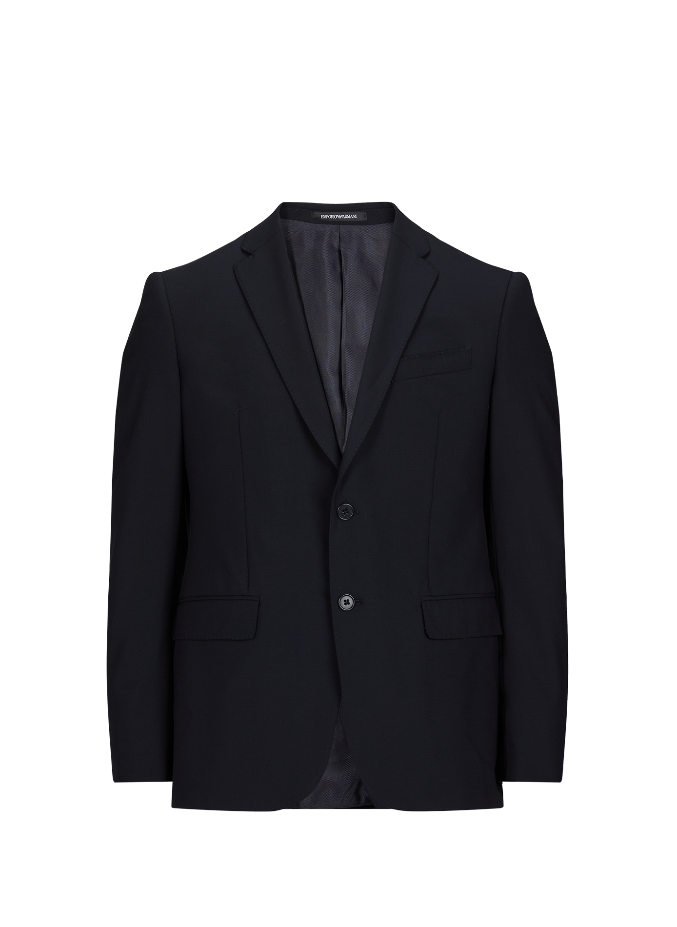 Two-piece suit in blended virgin wool EMPORIO ARMANI Blue