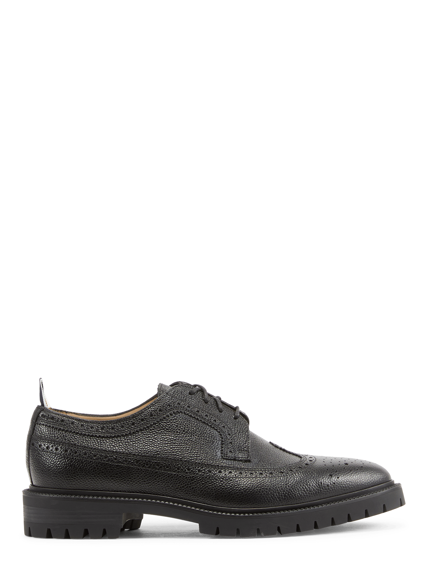 Derbies en cuir THOM BROWNE Noir