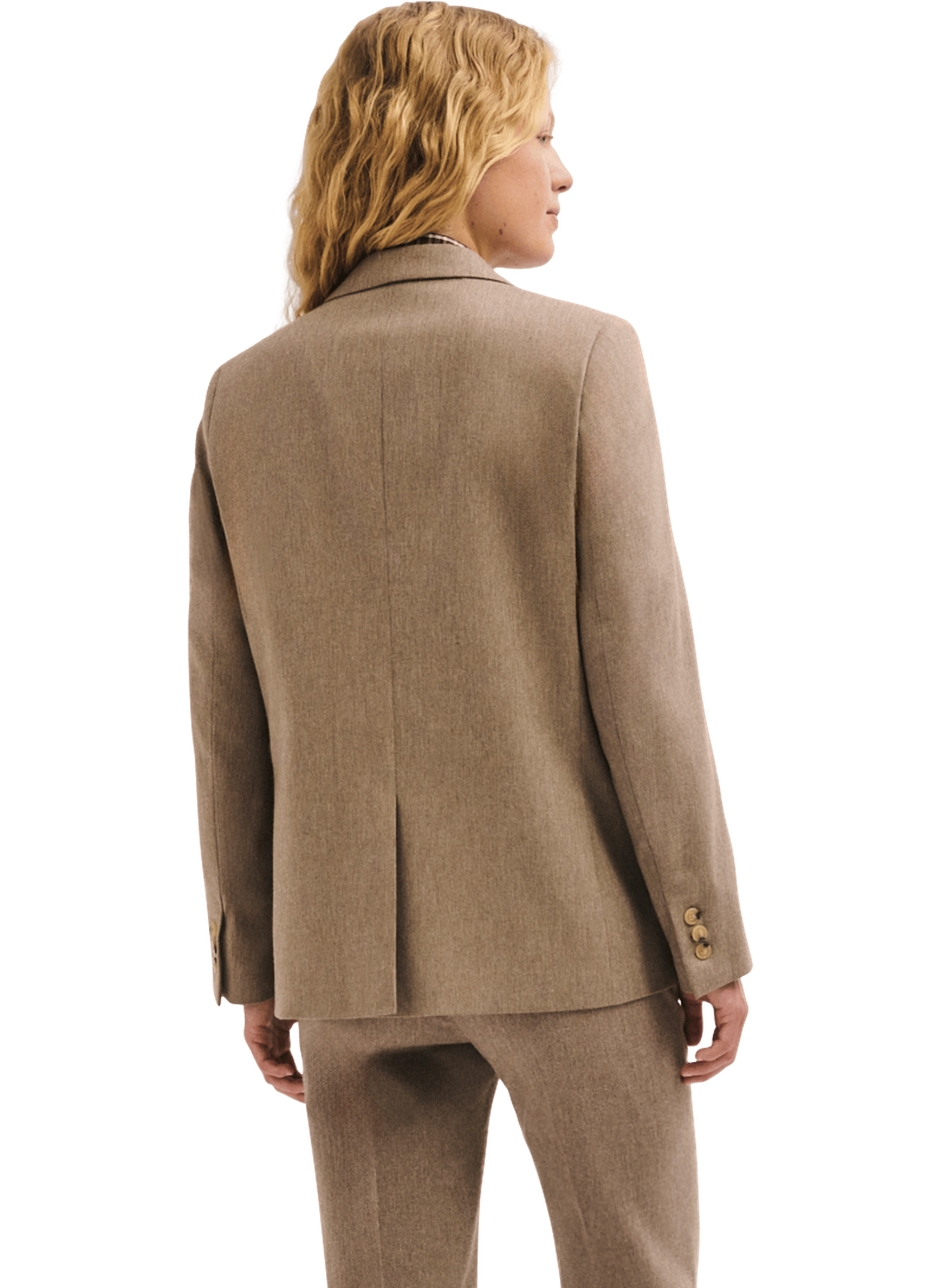 Blazer en flanelle - jean PABLO Beige