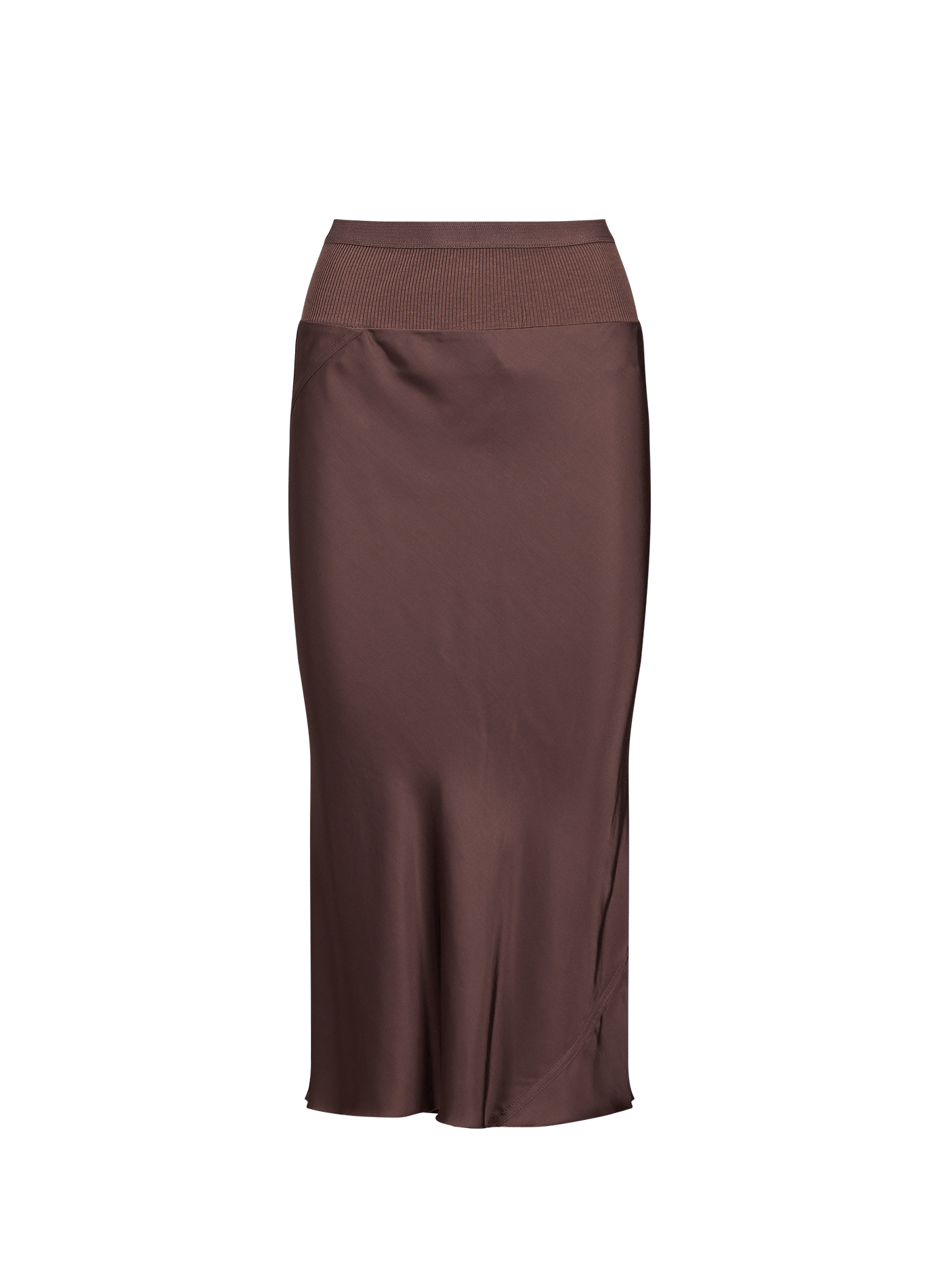 Bias-cut midi skirt RICK OWENS Purple
