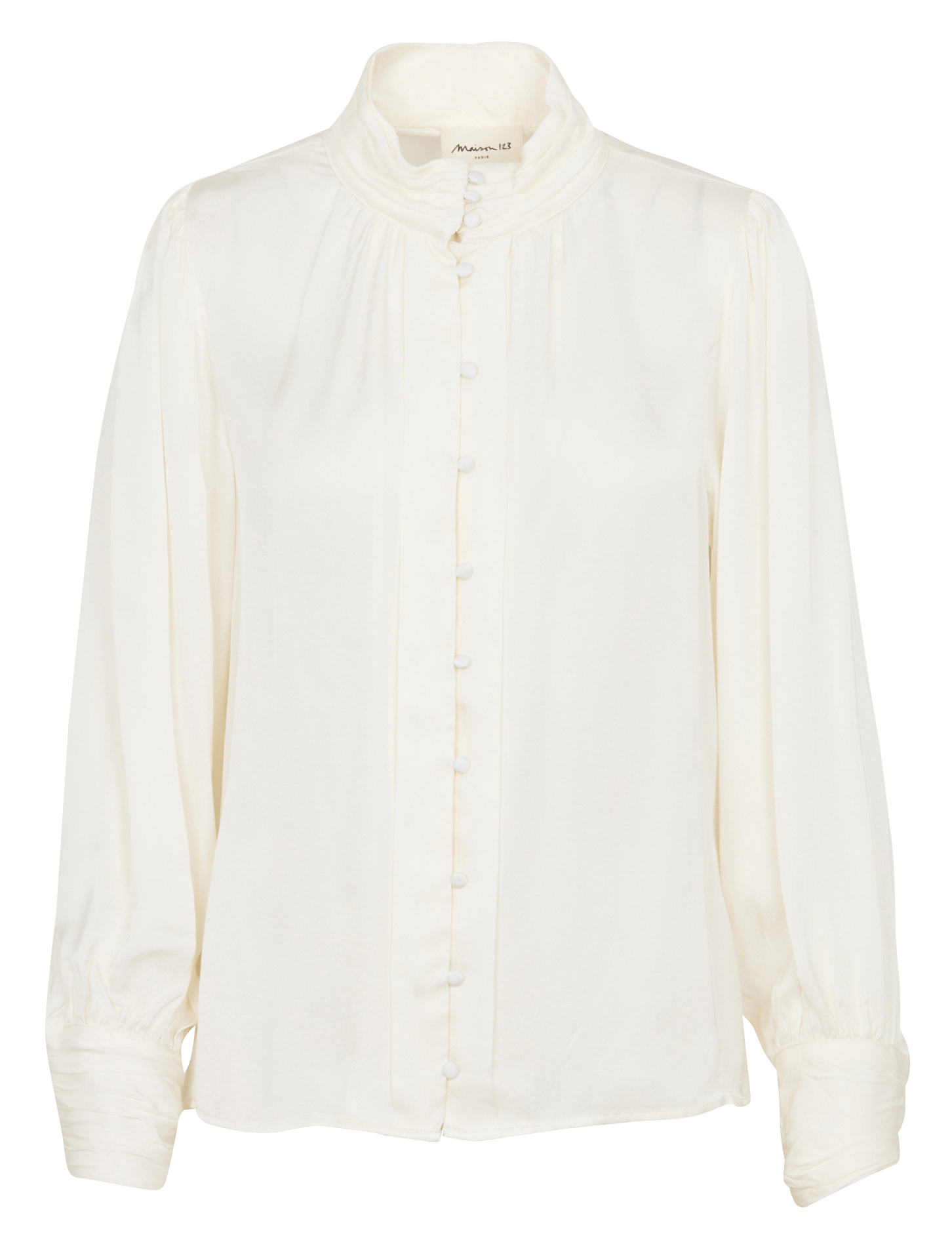 Chemisier droit et fluide may MAISON 123 Beige
