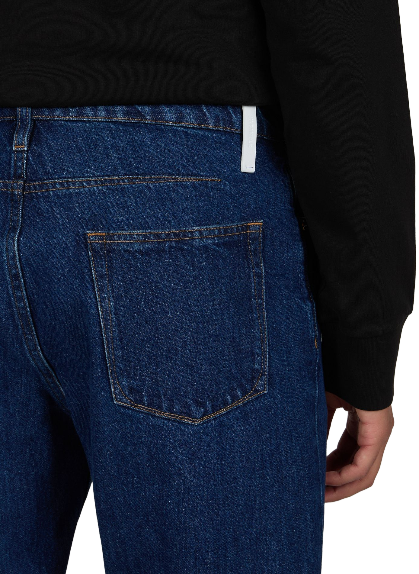 Wide-leg cotton jeans JIL SANDER Blue