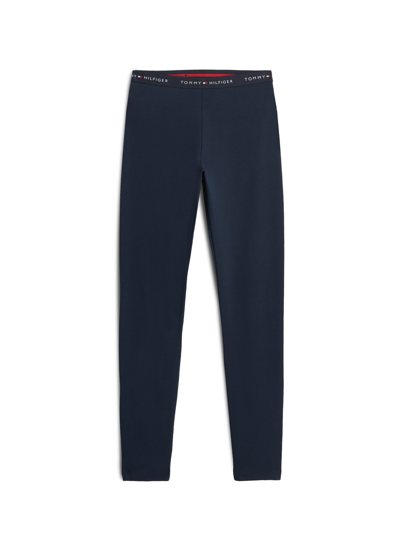 Leggings de algodón mezclado TOMMY HILFIGER Azul