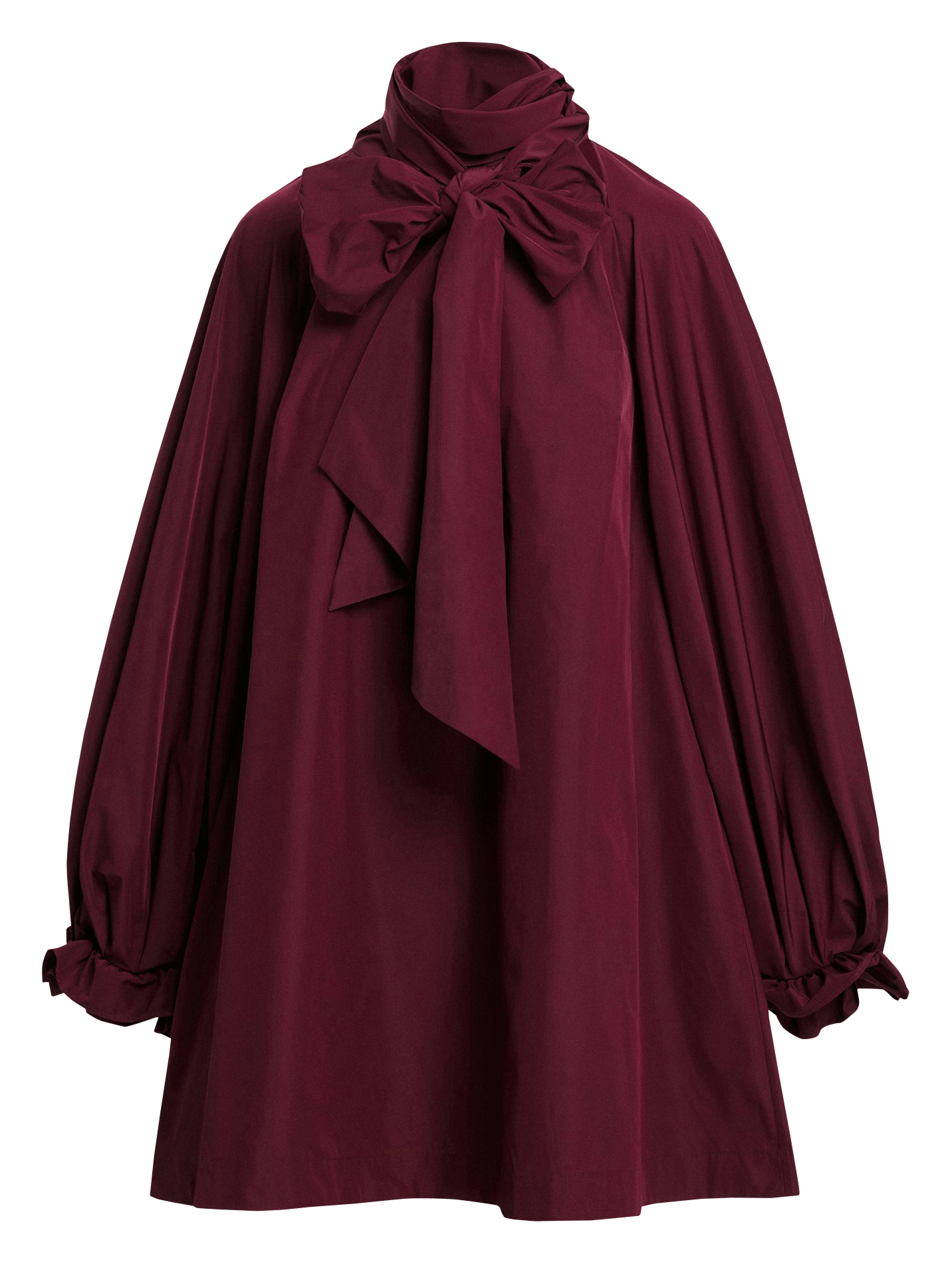 Robe oversize col lavallière évasée khai ESSENTIEL ANTWERP Rouge